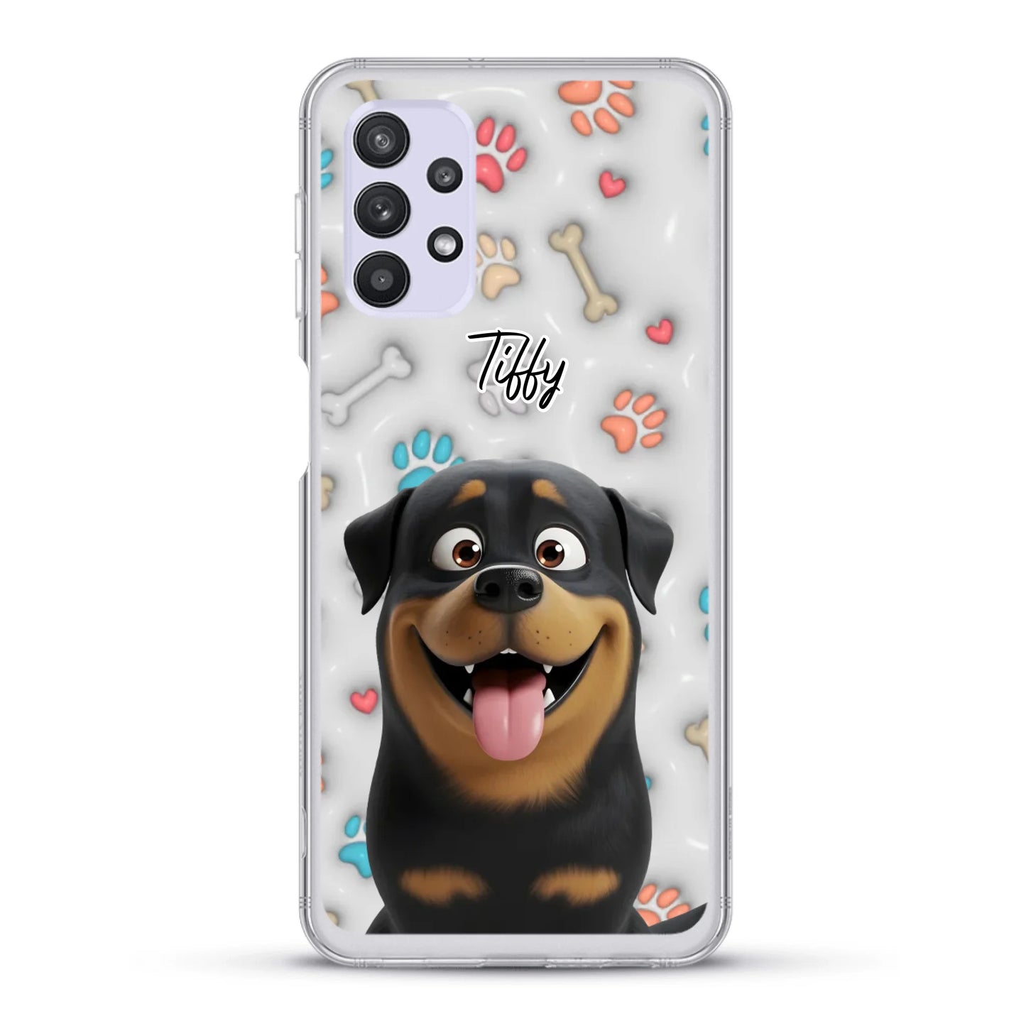 My fave pair of paws (3D look) - Personalized Phone Case