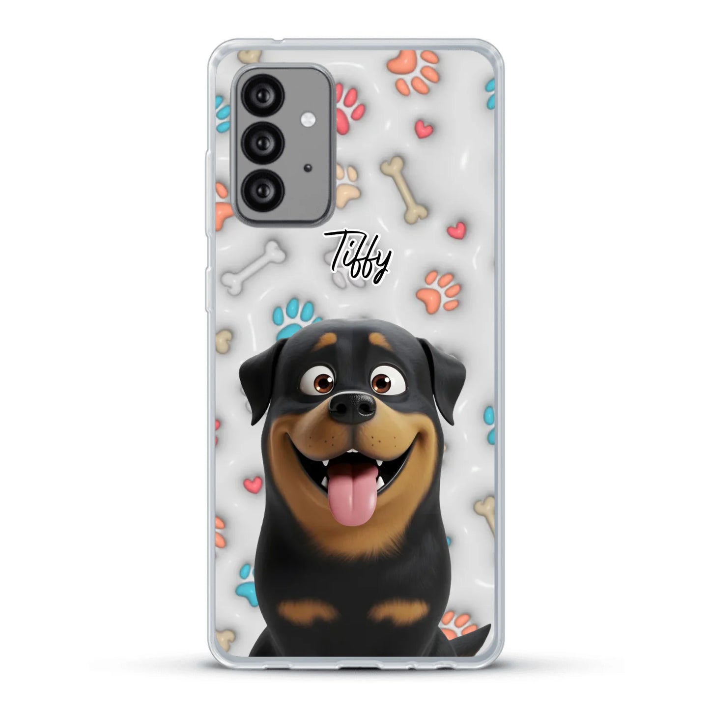 My fave pair of paws (3D look) - Personalized Phone Case