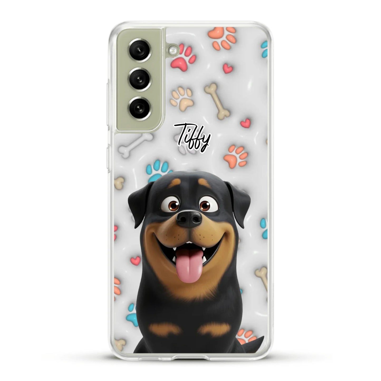 My fave pair of paws (3D look) - Personalized Phone Case