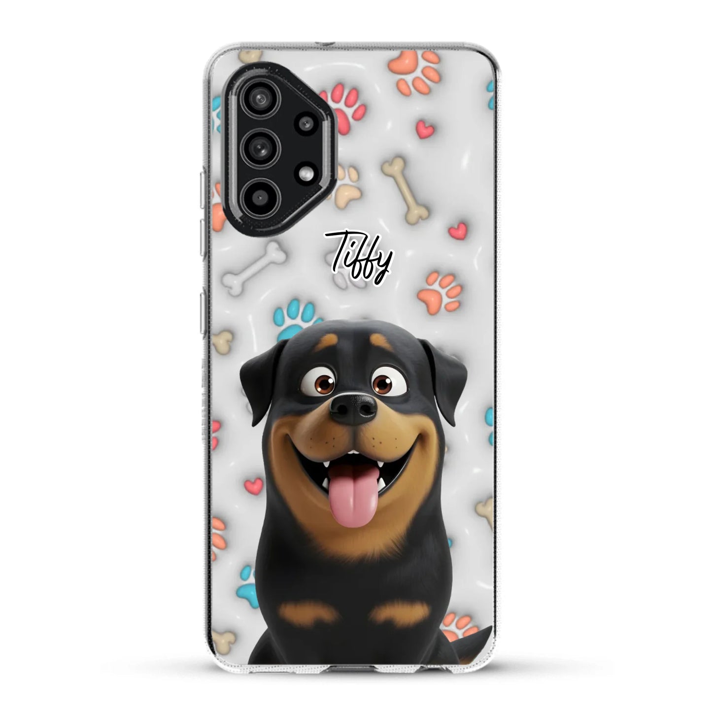 My fave pair of paws (3D look) - Personalized Phone Case