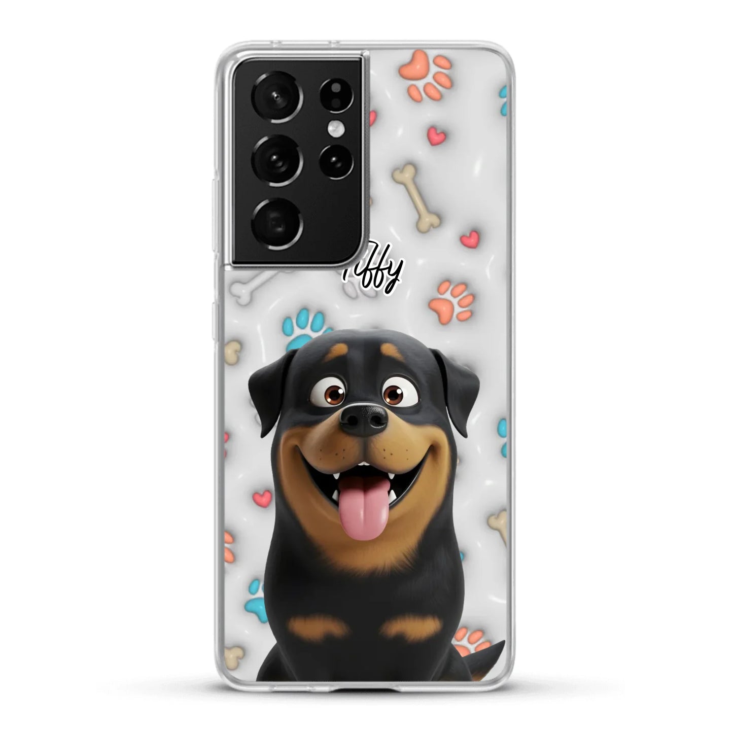 My fave pair of paws (3D look) - Personalized Phone Case