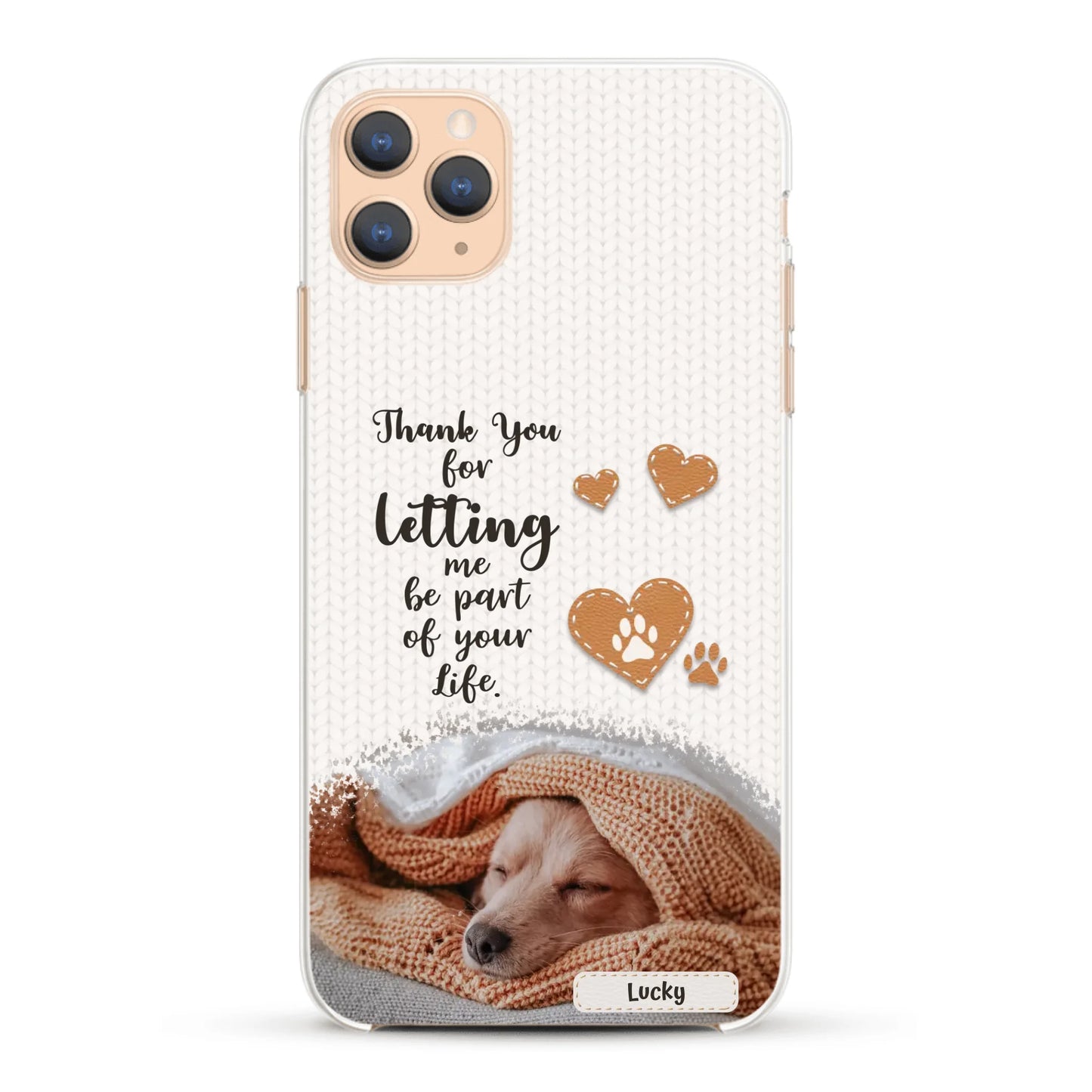 Thank you - Personalized Phone Case