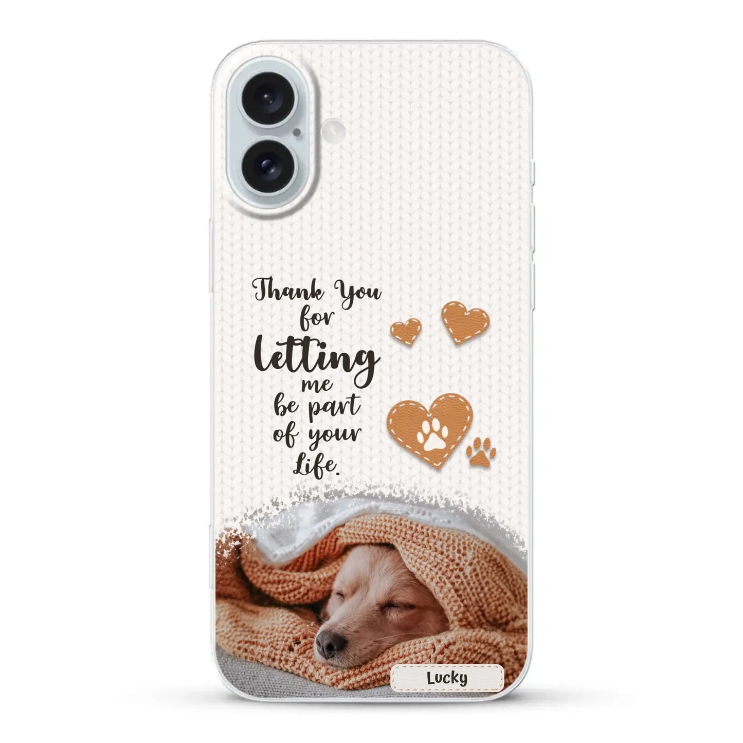 Thank you - Personalized Phone Case