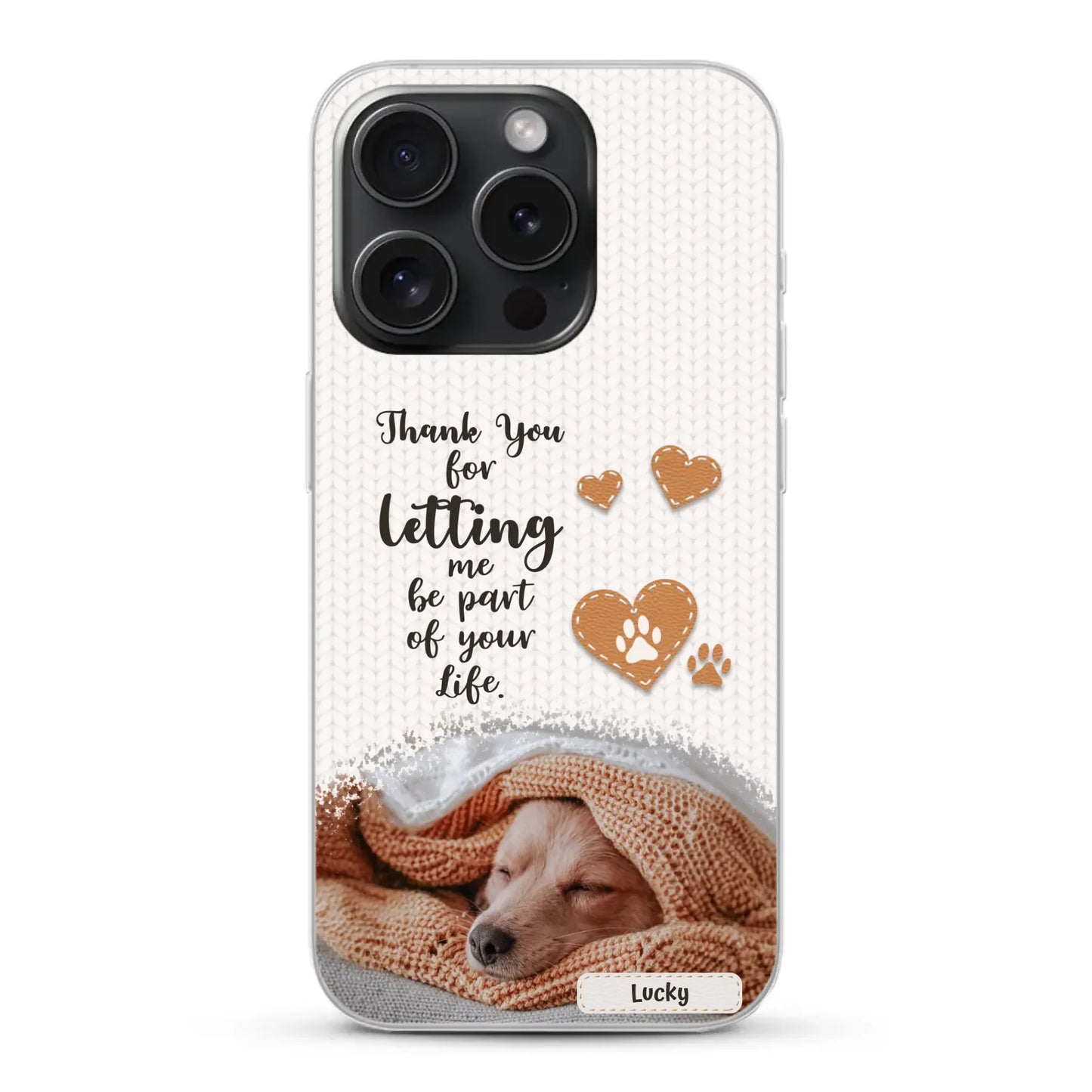 Thank you - Personalized Phone Case