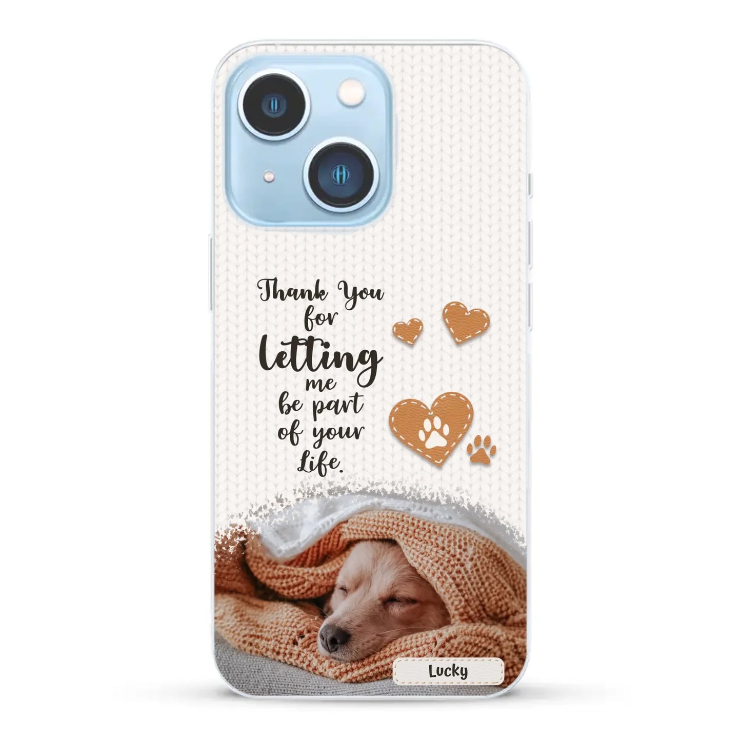 Thank you - Personalized Phone Case