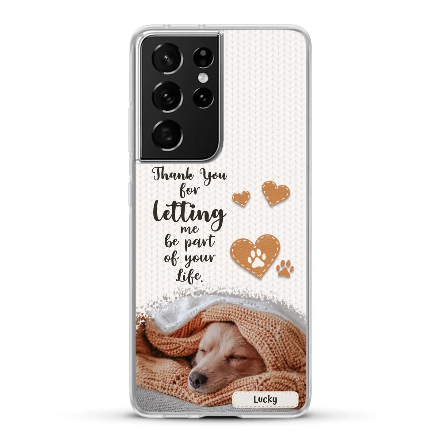Thank you - Personalized Phone Case