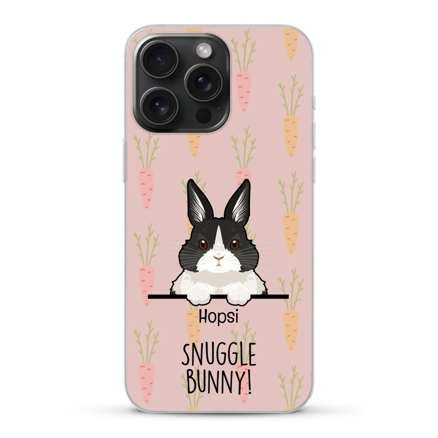 Snuggle bunny - Personalized Phone Case