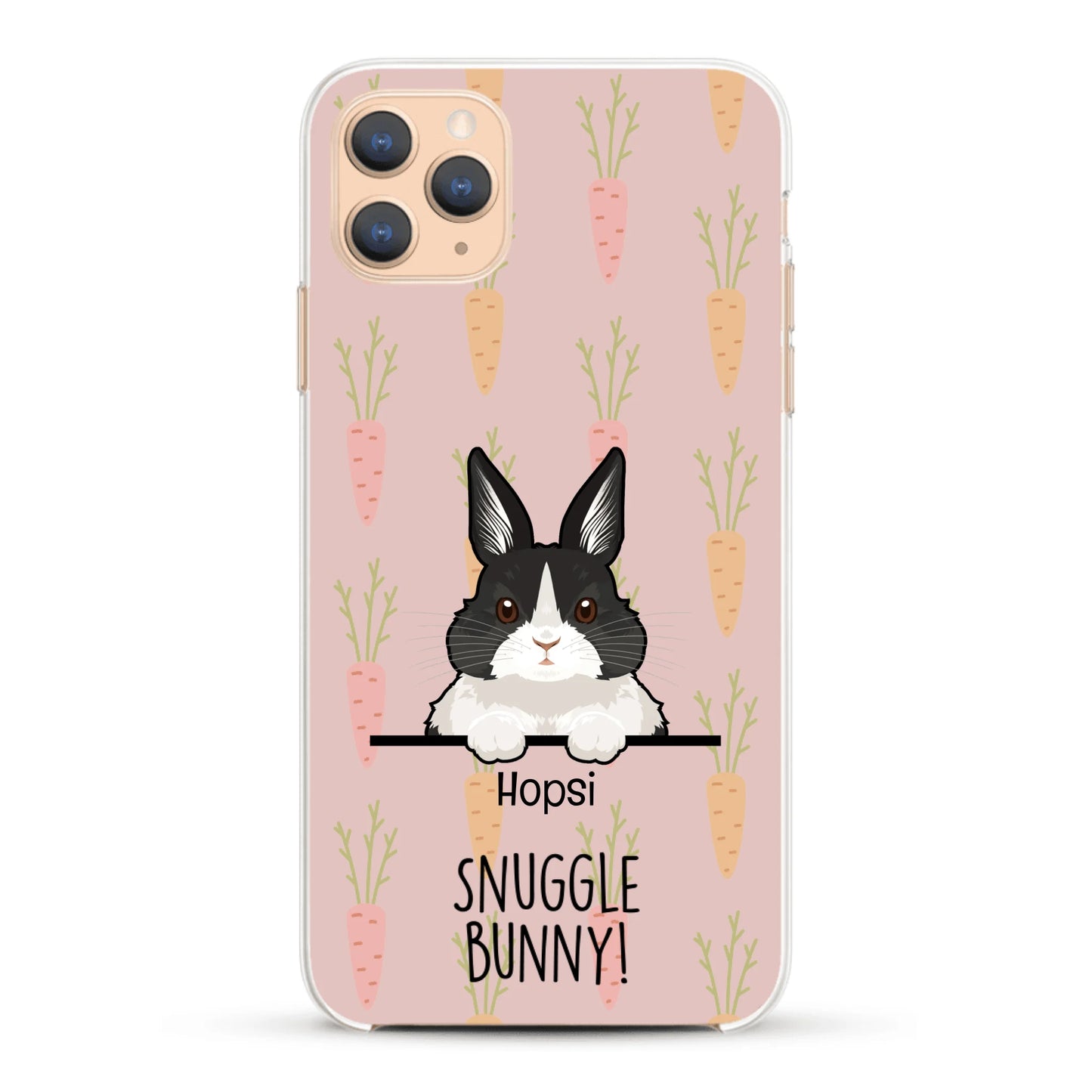 Snuggle bunny - Personalized Phone Case