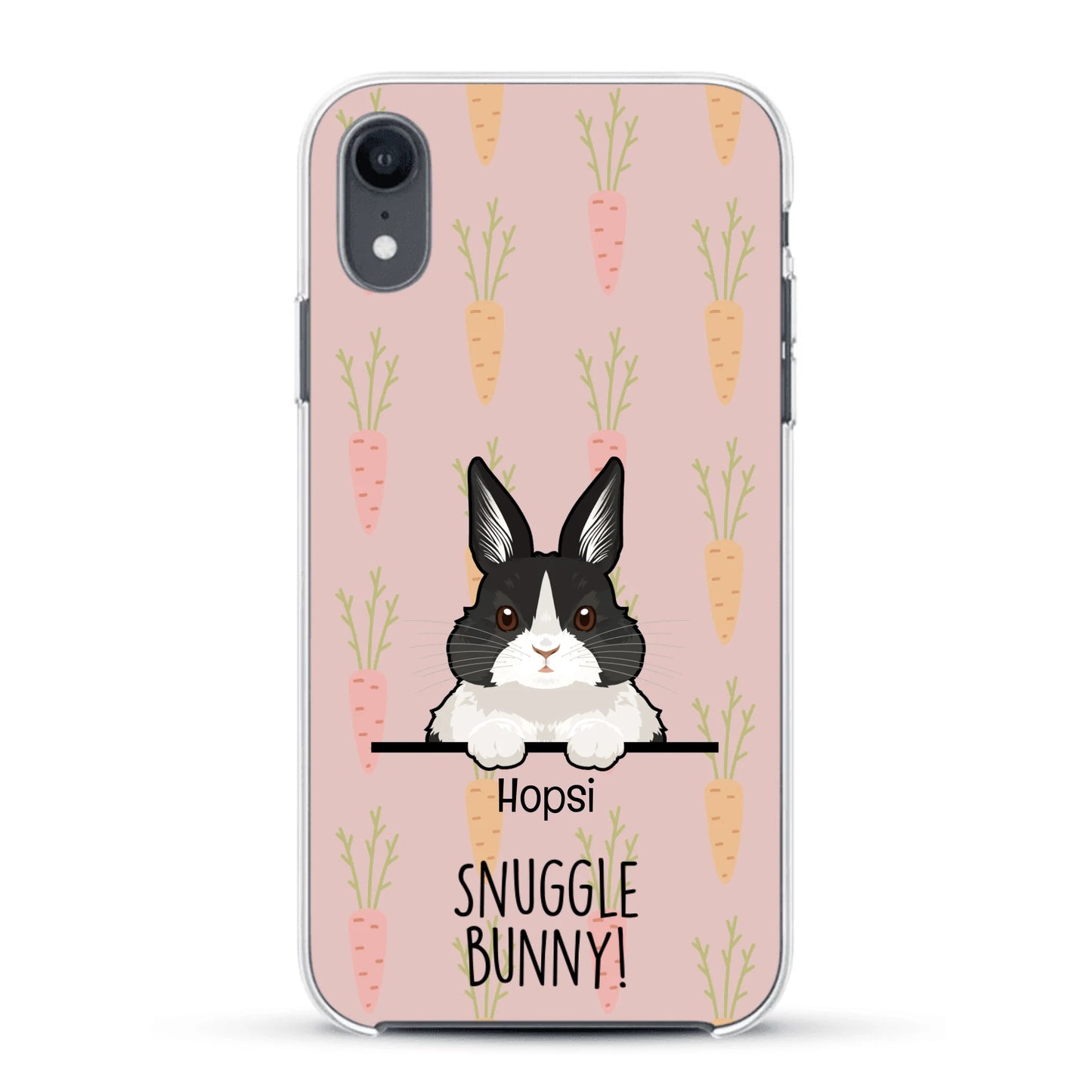 Snuggle bunny - Personalized Phone Case