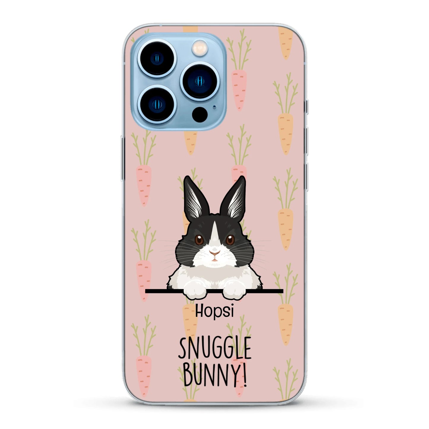 Snuggle bunny - Personalized Phone Case