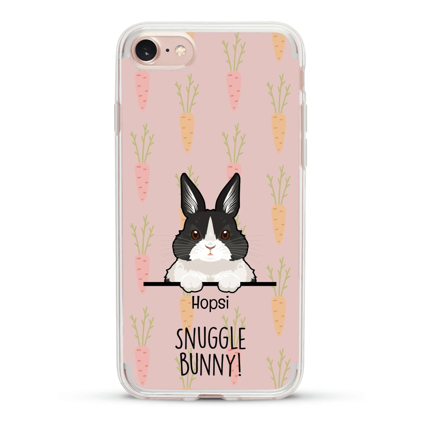 Snuggle bunny - Personalized Phone Case