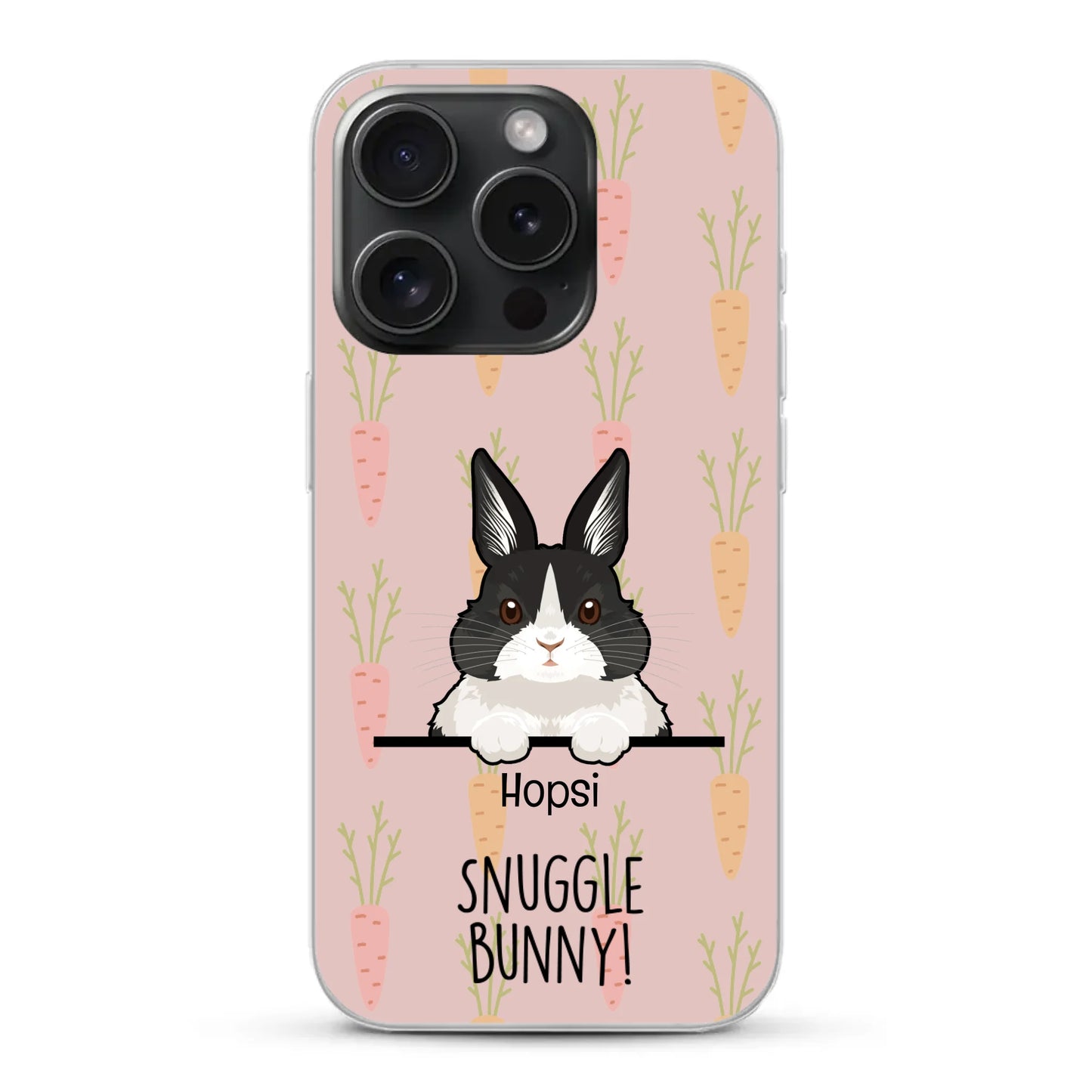 Snuggle bunny - Personalized Phone Case