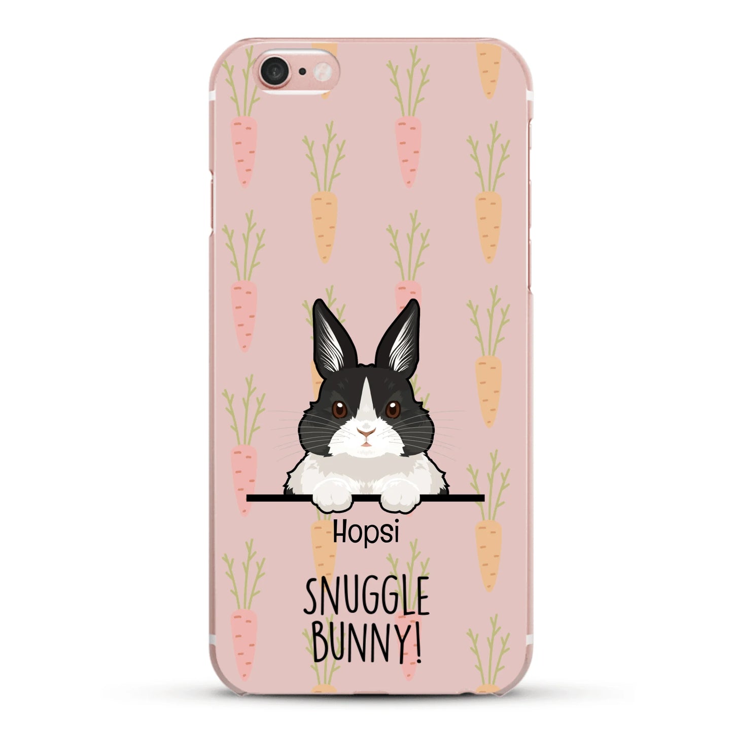 Snuggle bunny - Personalized Phone Case