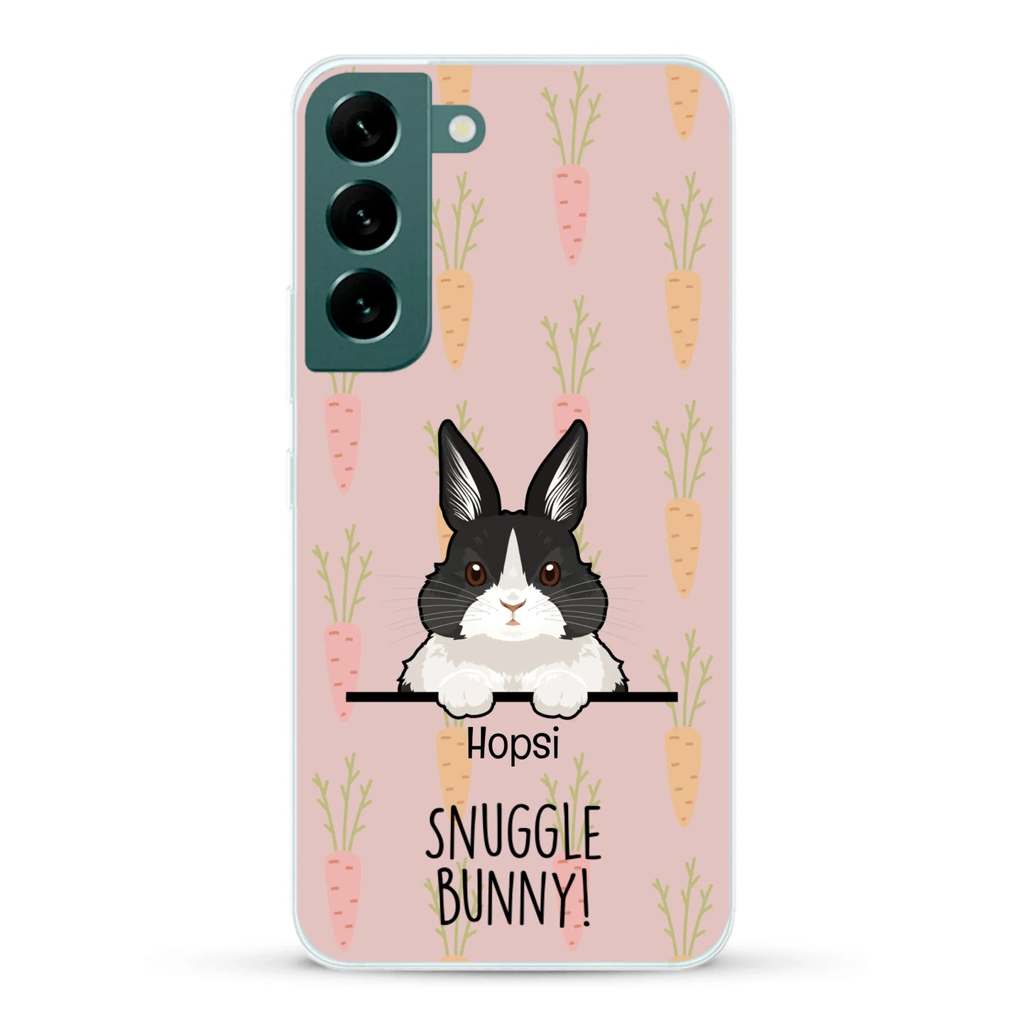 Snuggle bunny - Personalized Phone Case