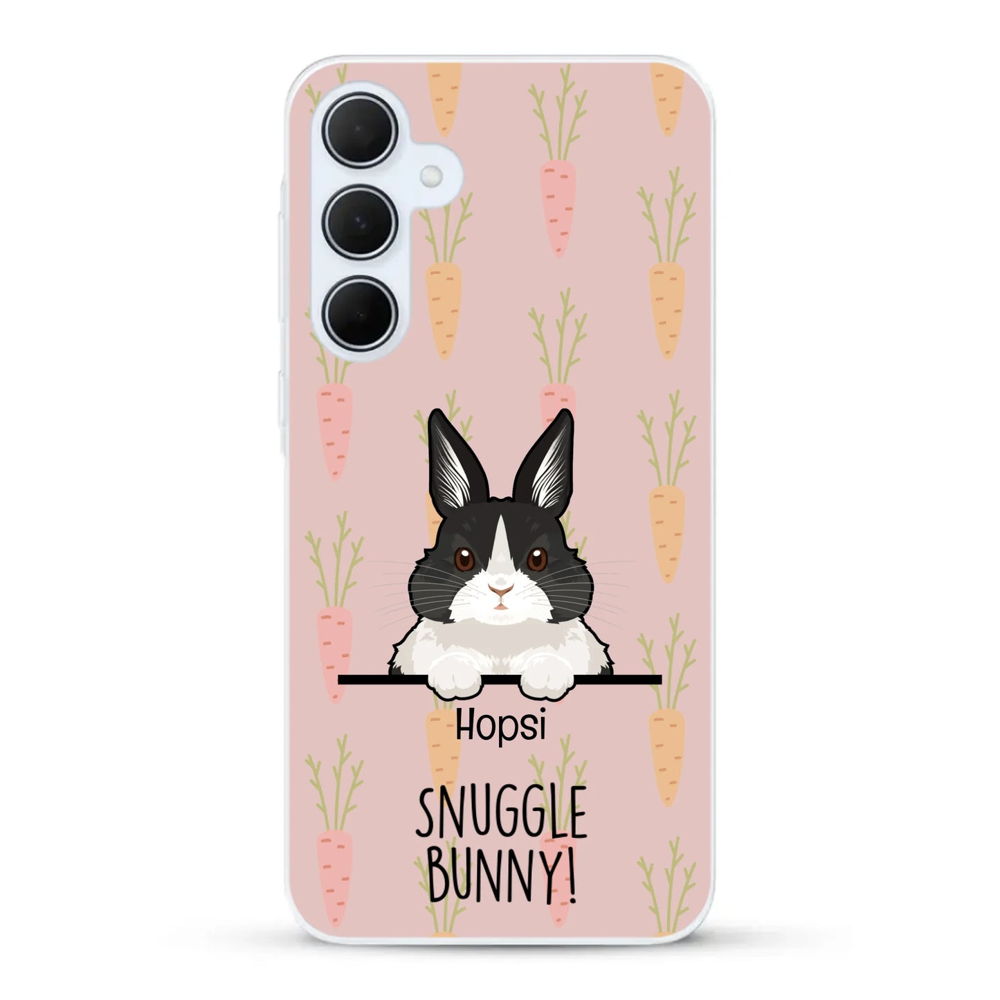 Snuggle bunny - Personalized Phone Case