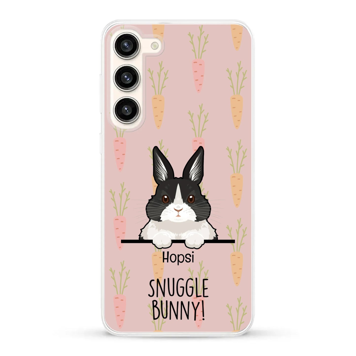 Snuggle bunny - Personalized Phone Case