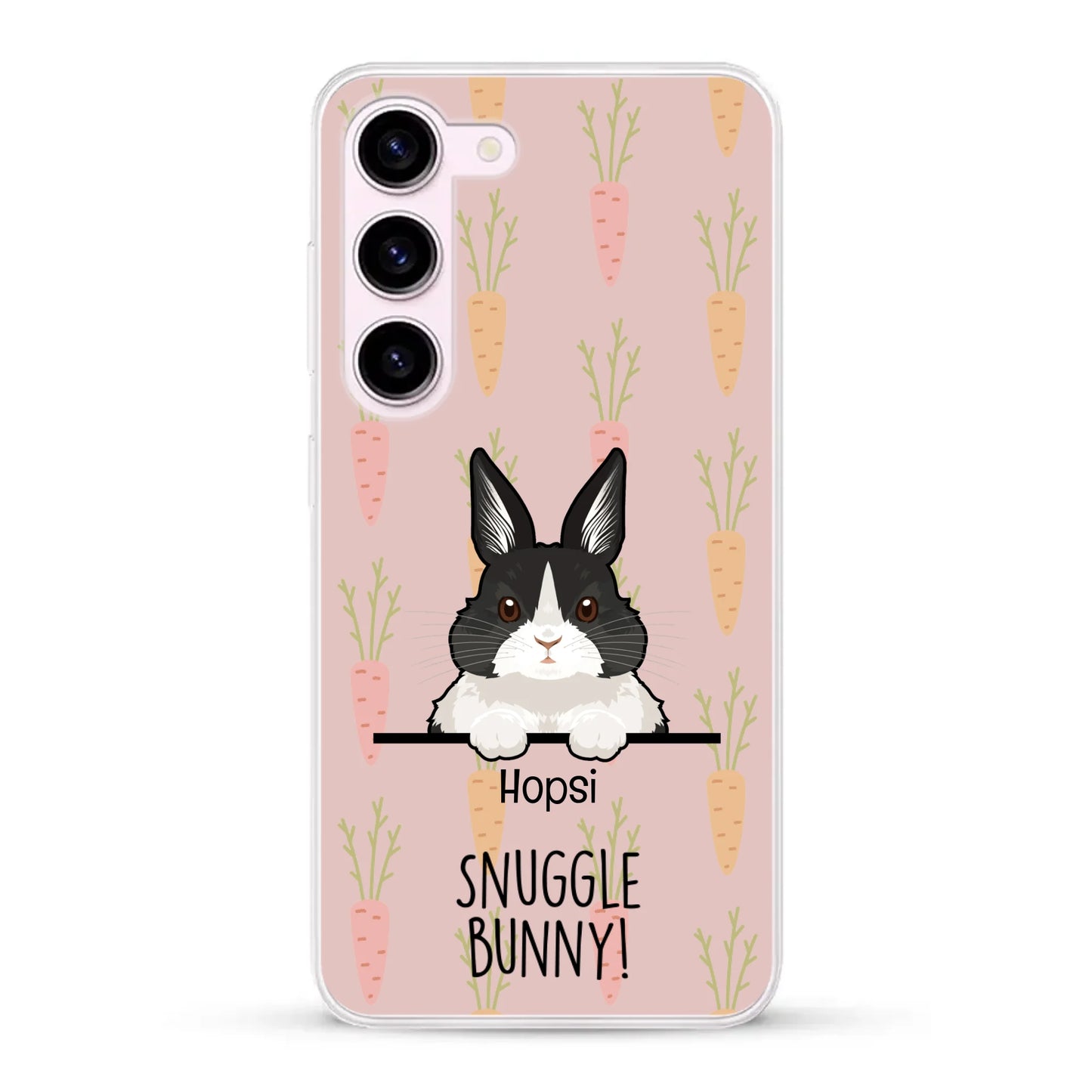 Snuggle bunny - Personalized Phone Case