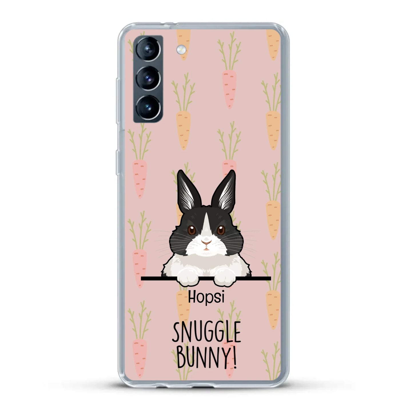 Snuggle bunny - Personalized Phone Case