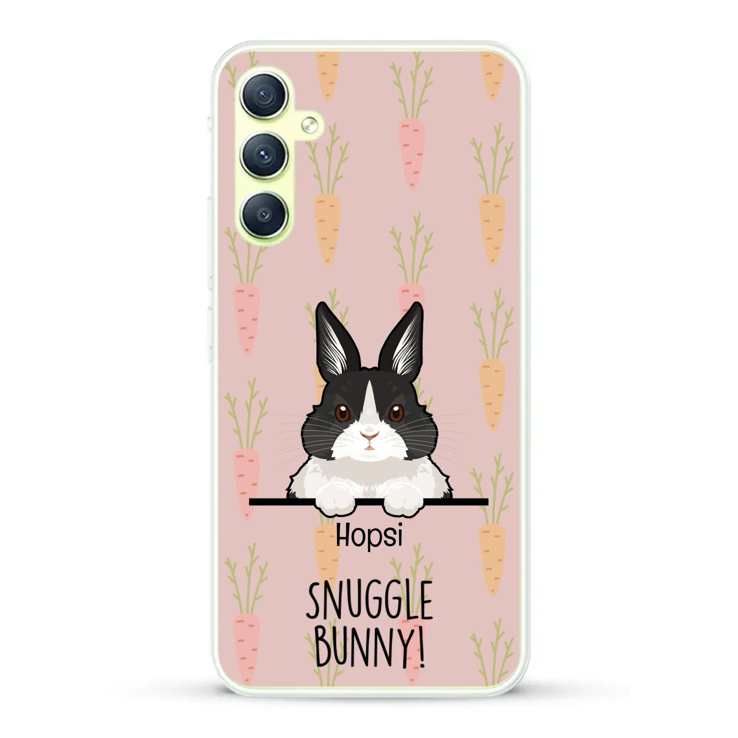 Snuggle bunny - Personalized Phone Case