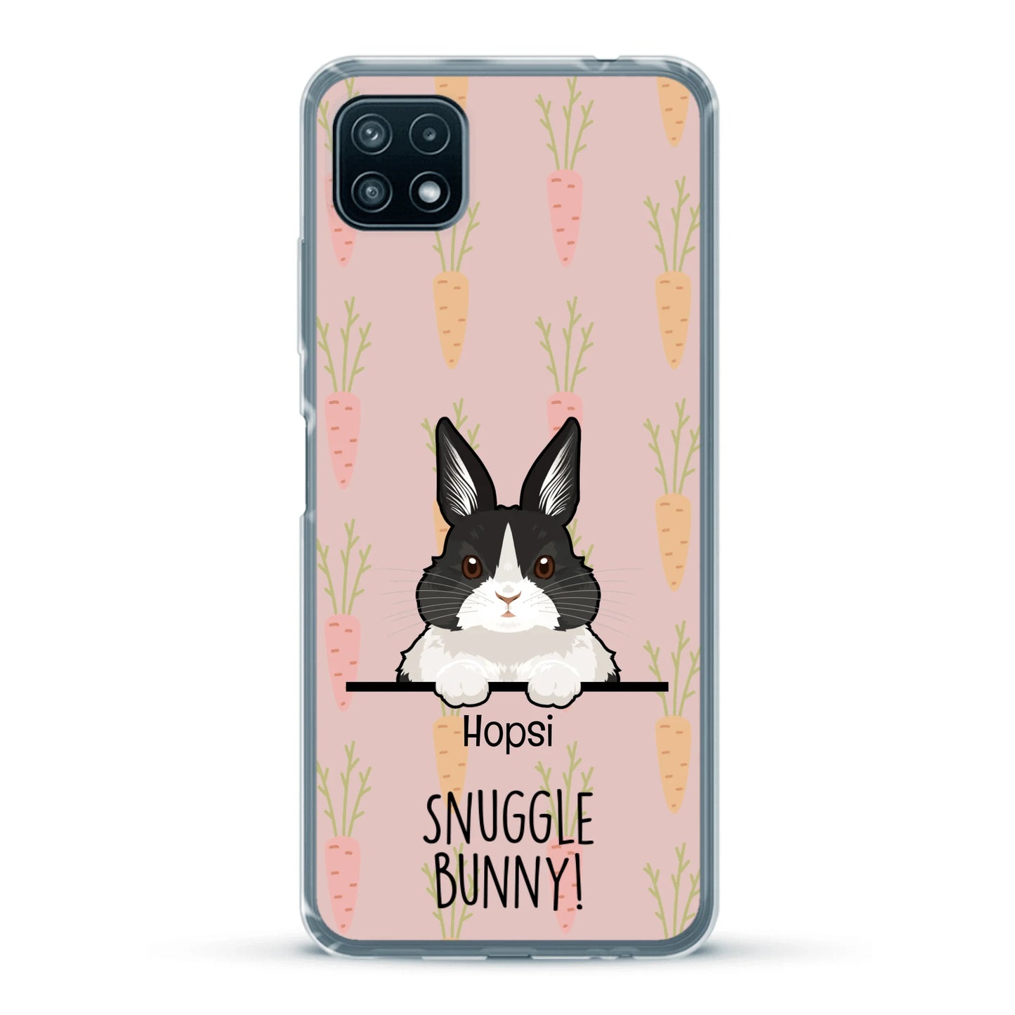 Snuggle bunny - Personalized Phone Case