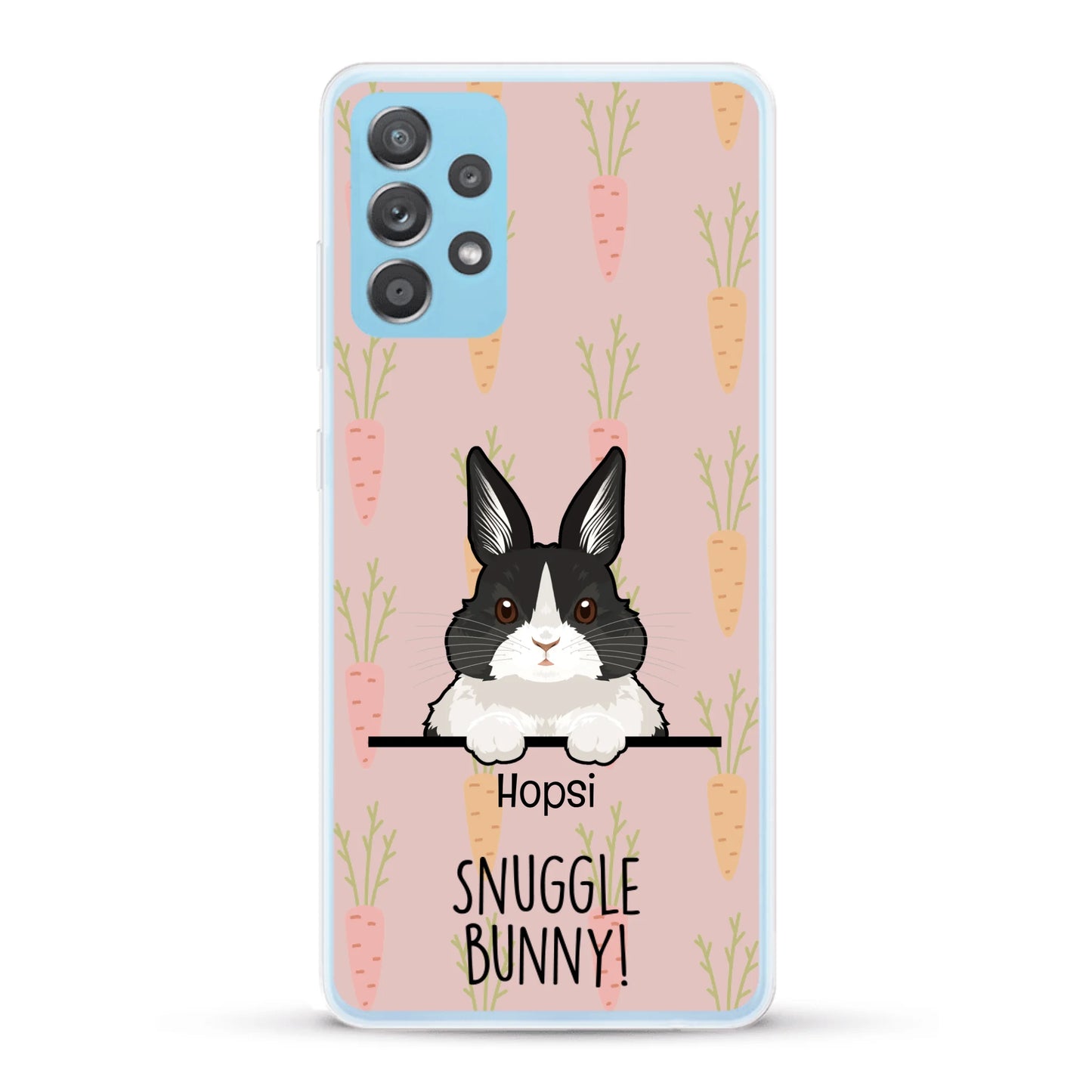 Snuggle bunny - Personalized Phone Case