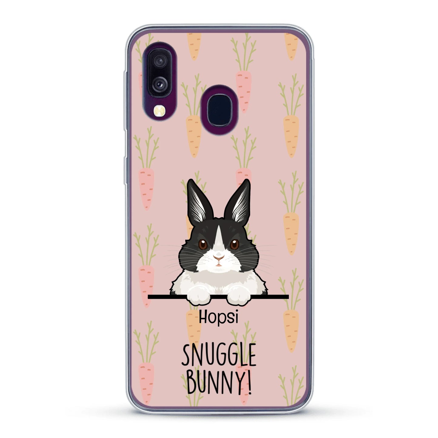 Snuggle bunny - Personalized Phone Case