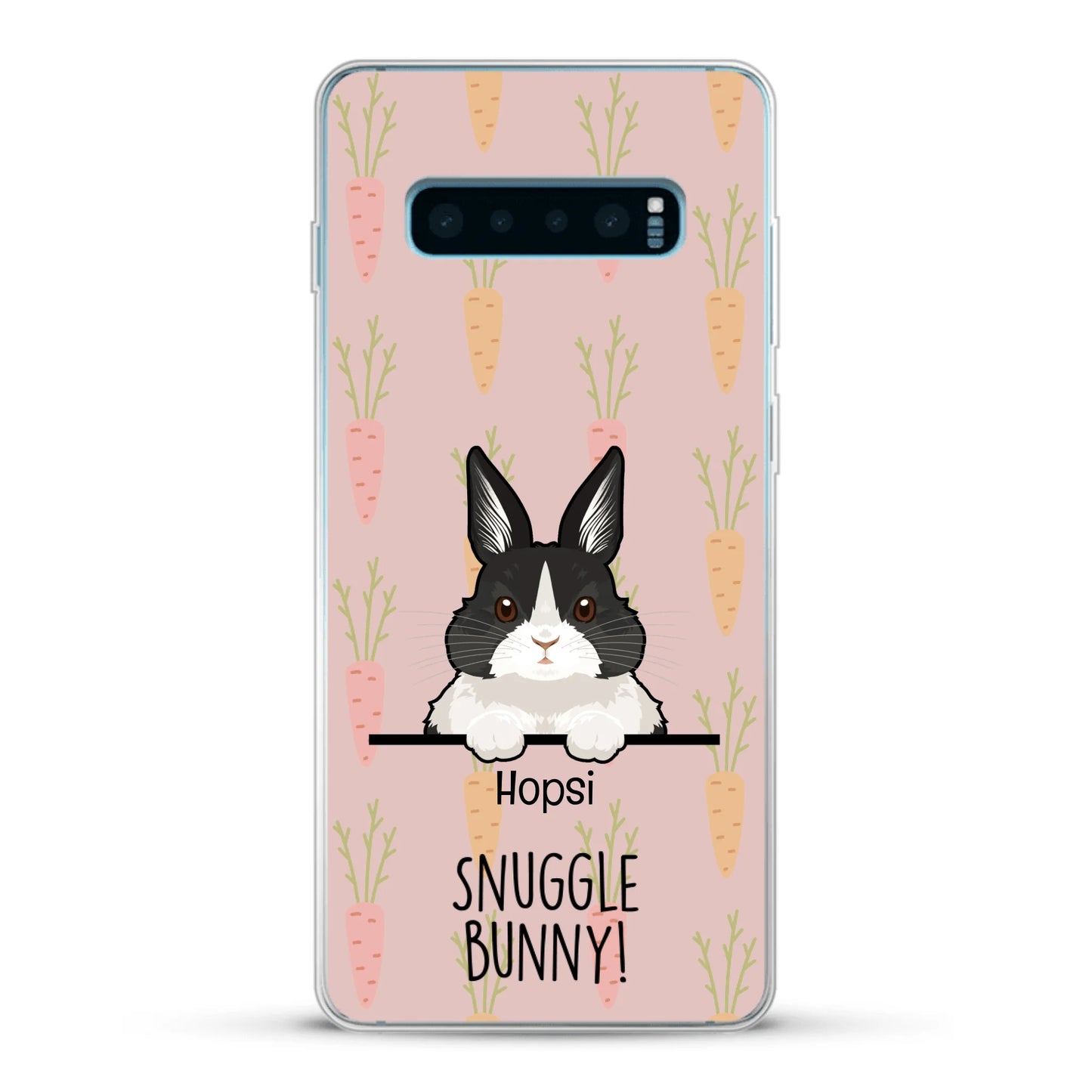 Snuggle bunny - Personalized Phone Case