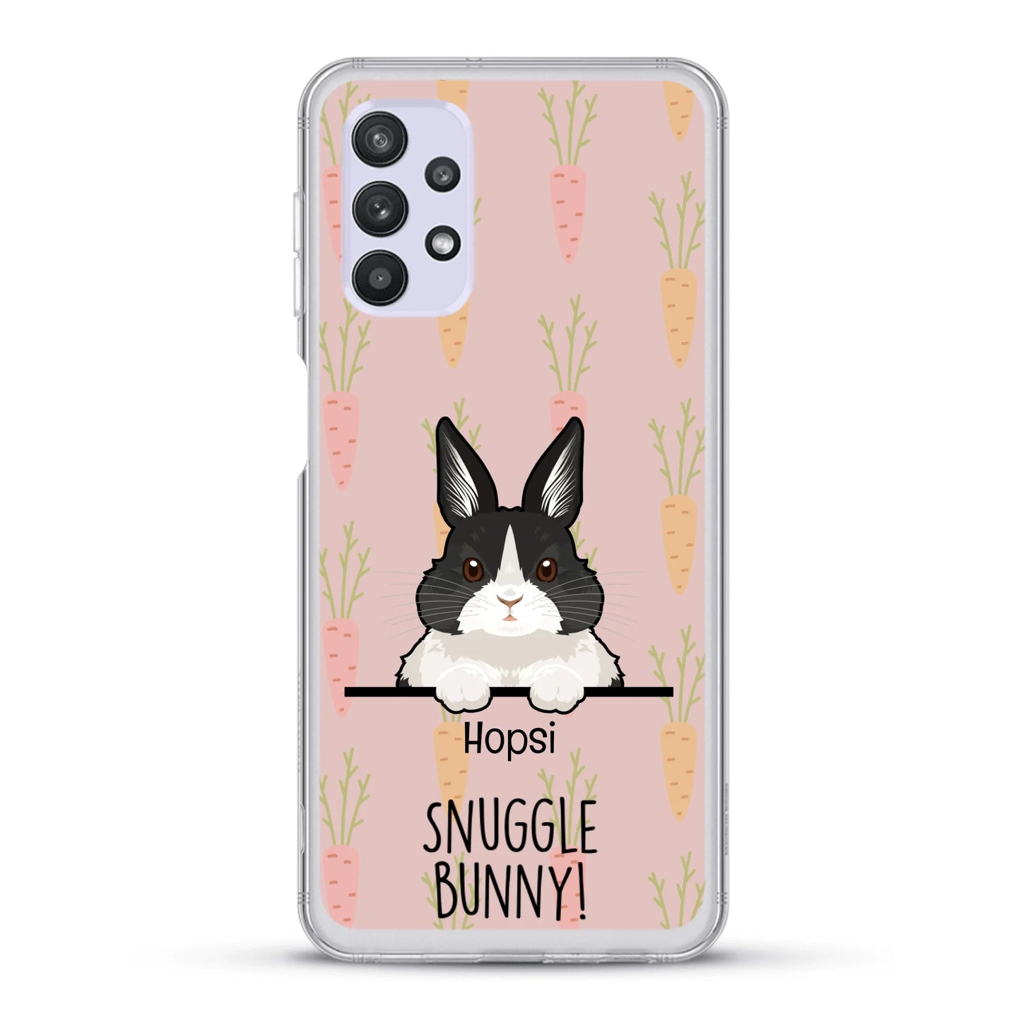 Snuggle bunny - Personalized Phone Case