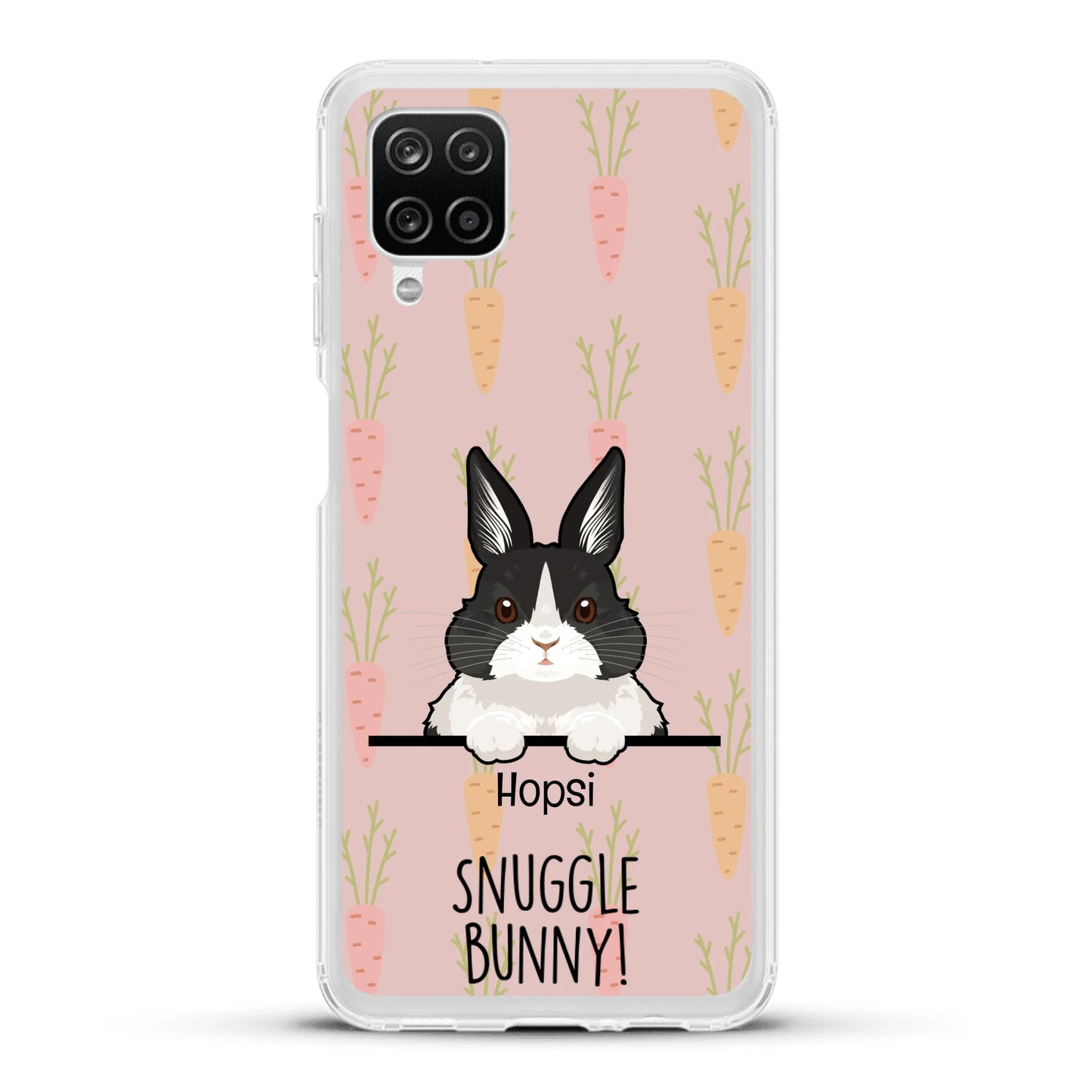 Snuggle bunny - Personalized Phone Case