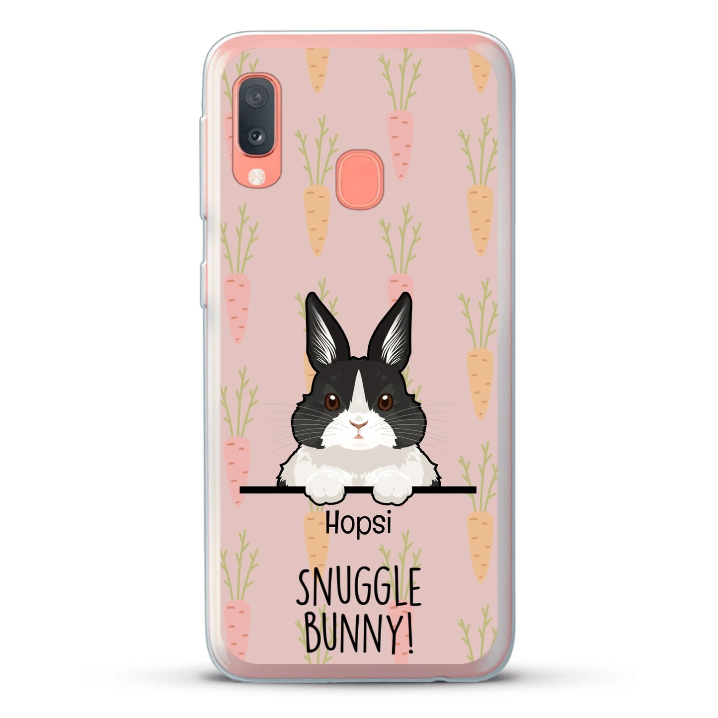 Snuggle bunny - Personalized Phone Case