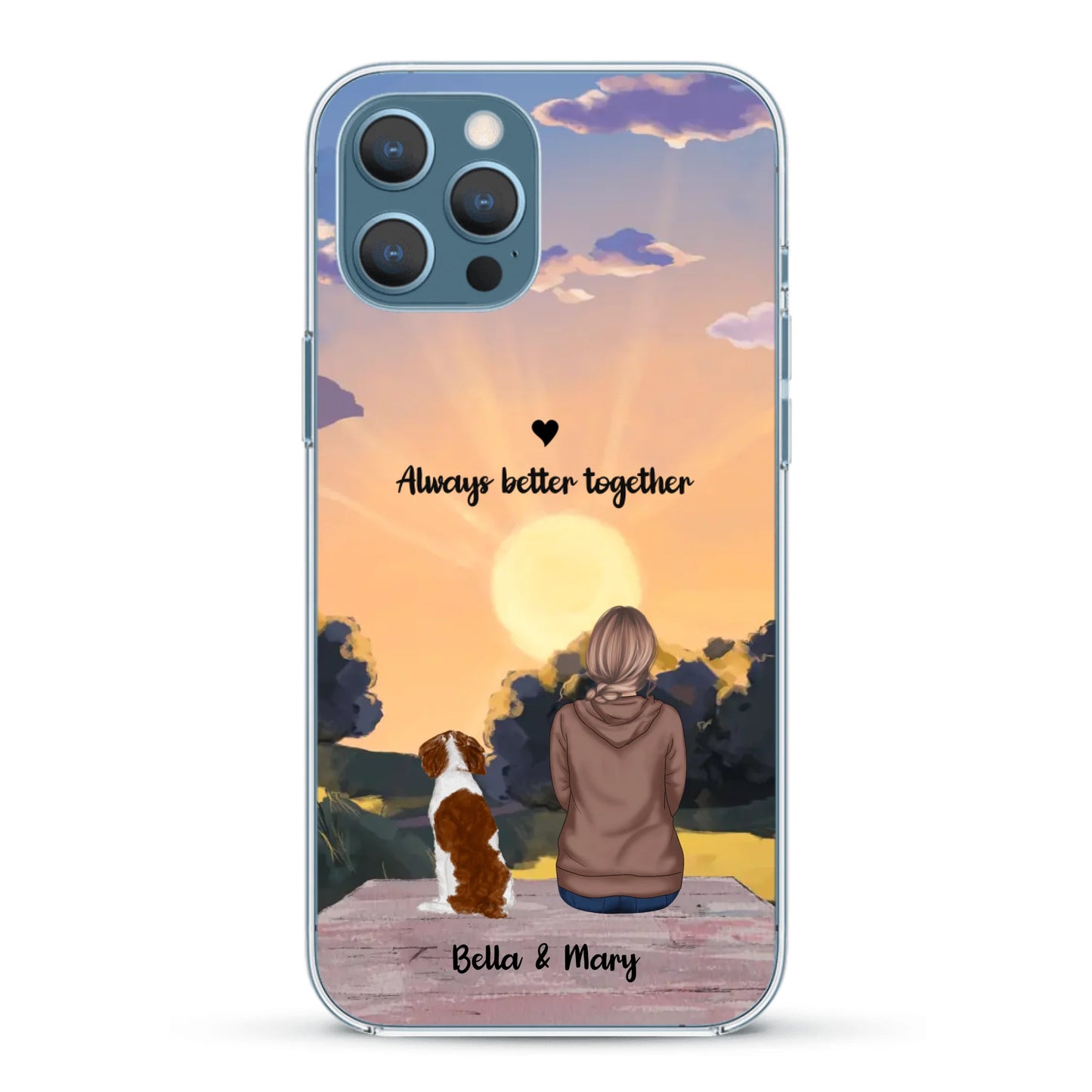 Seasons with pets - Personalized Phone Case