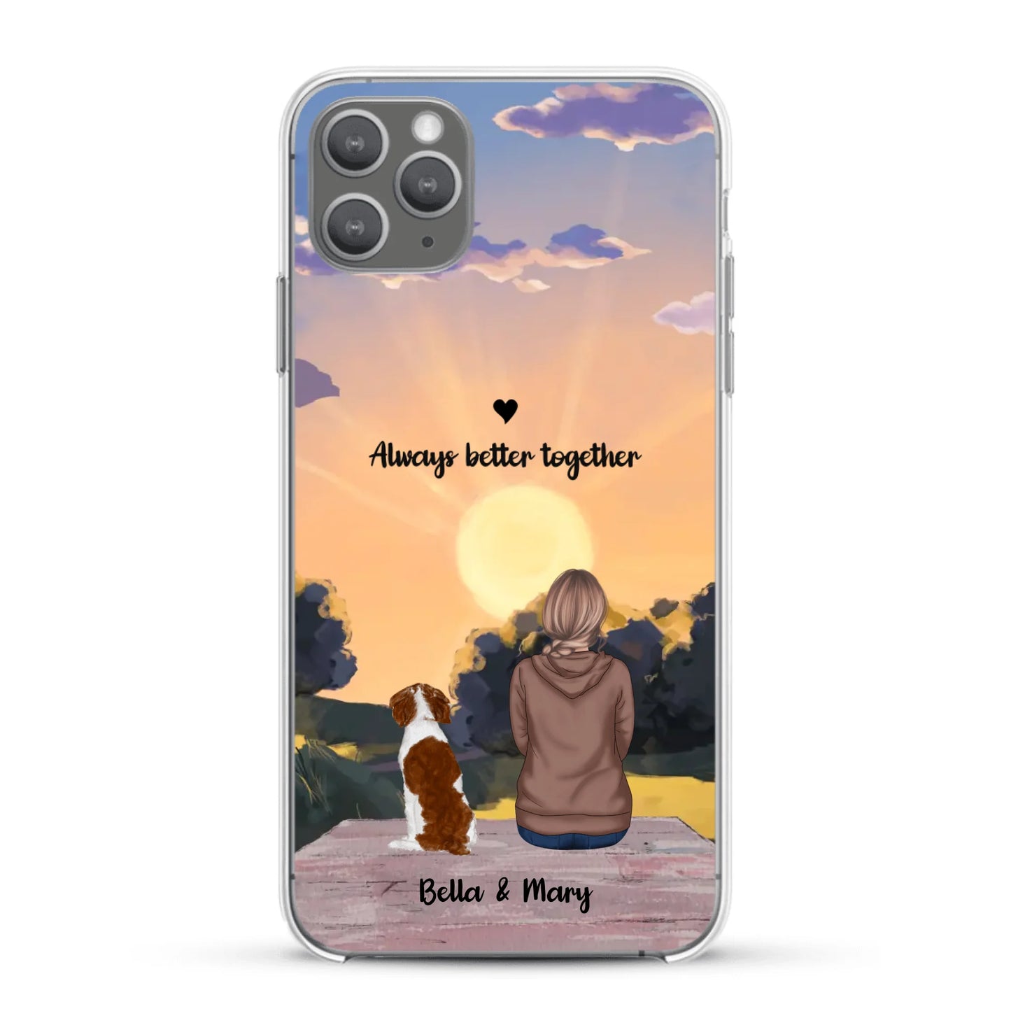 Seasons with pets - Personalized Phone Case