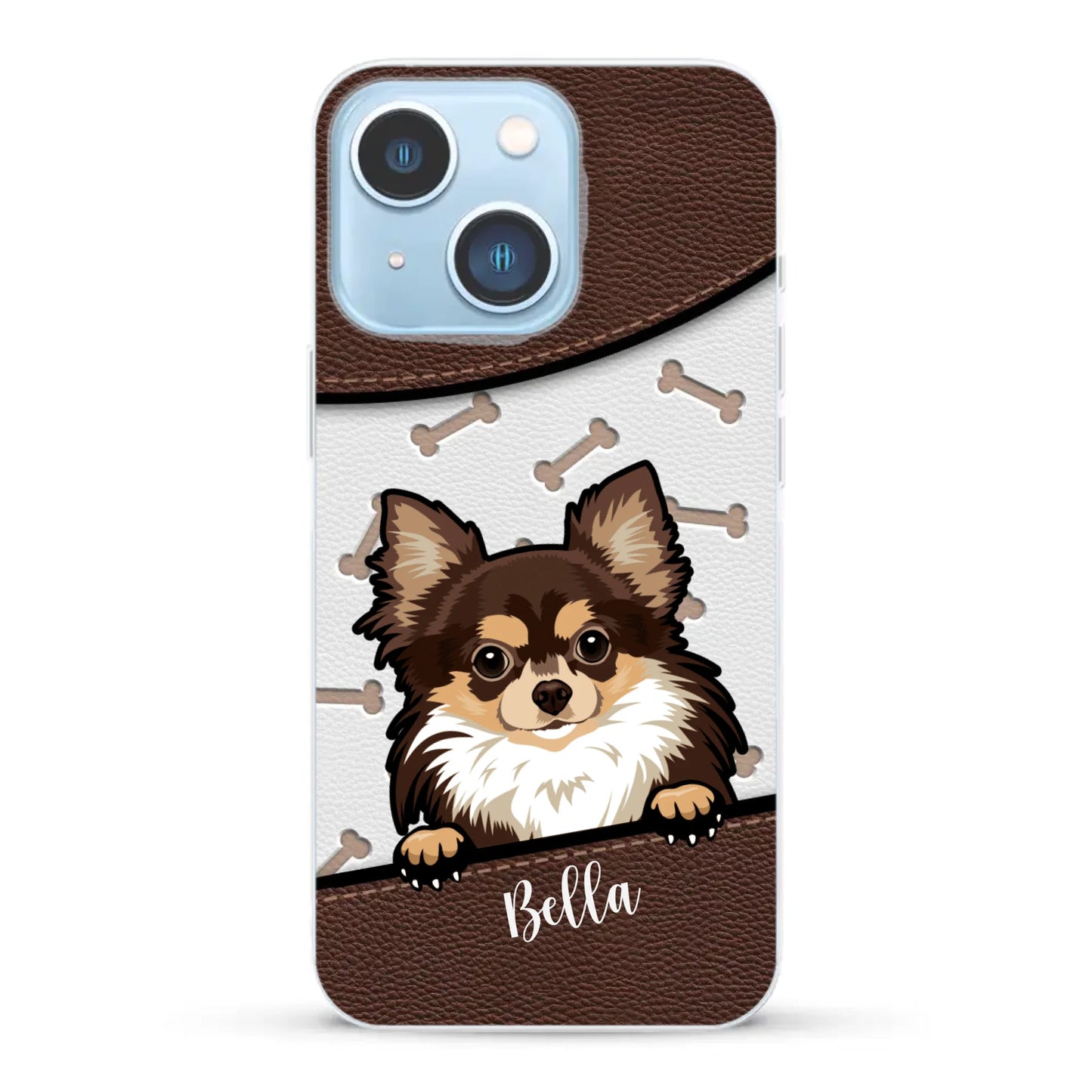 Pet leather look - Personalized Phone Case