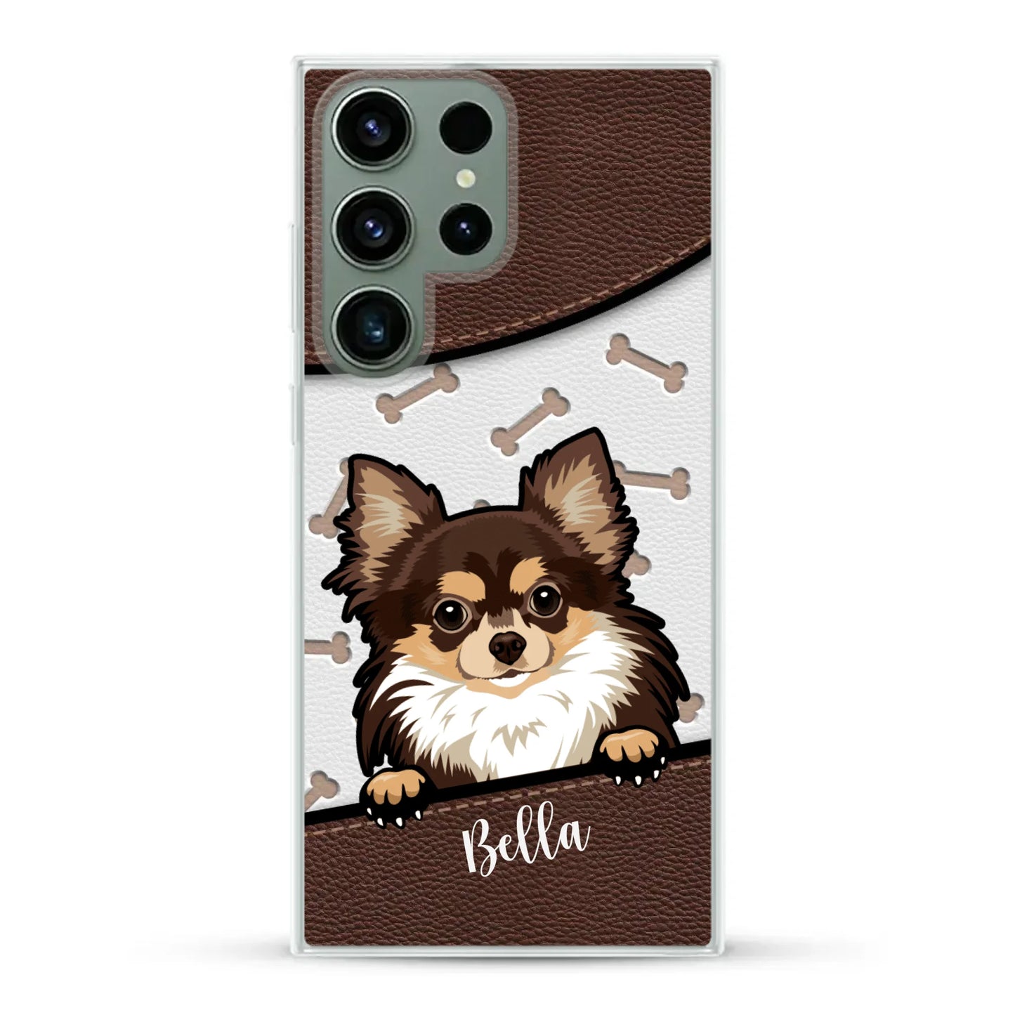 Pet leather look - Personalized Phone Case