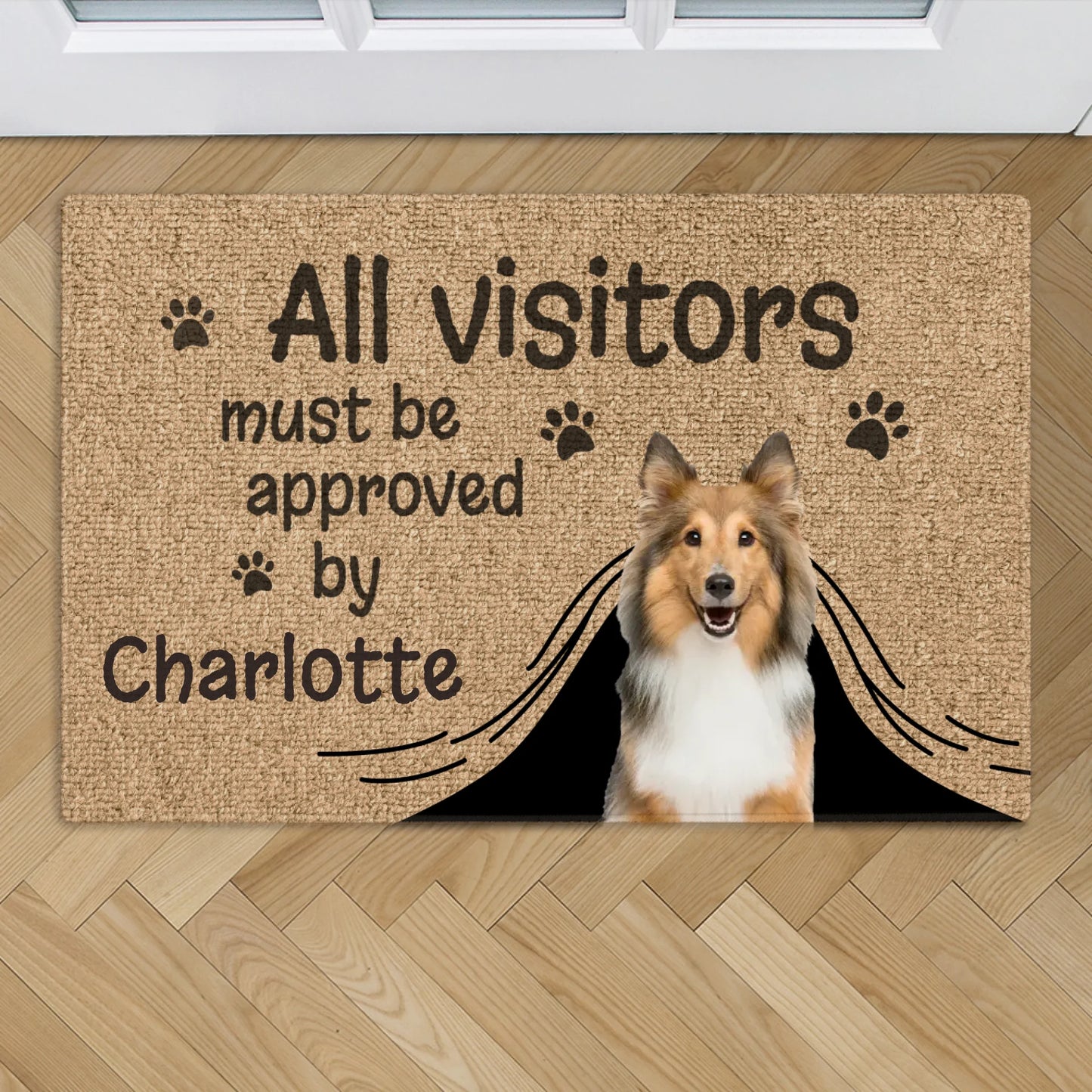 Visit approved - Personalized Doormat