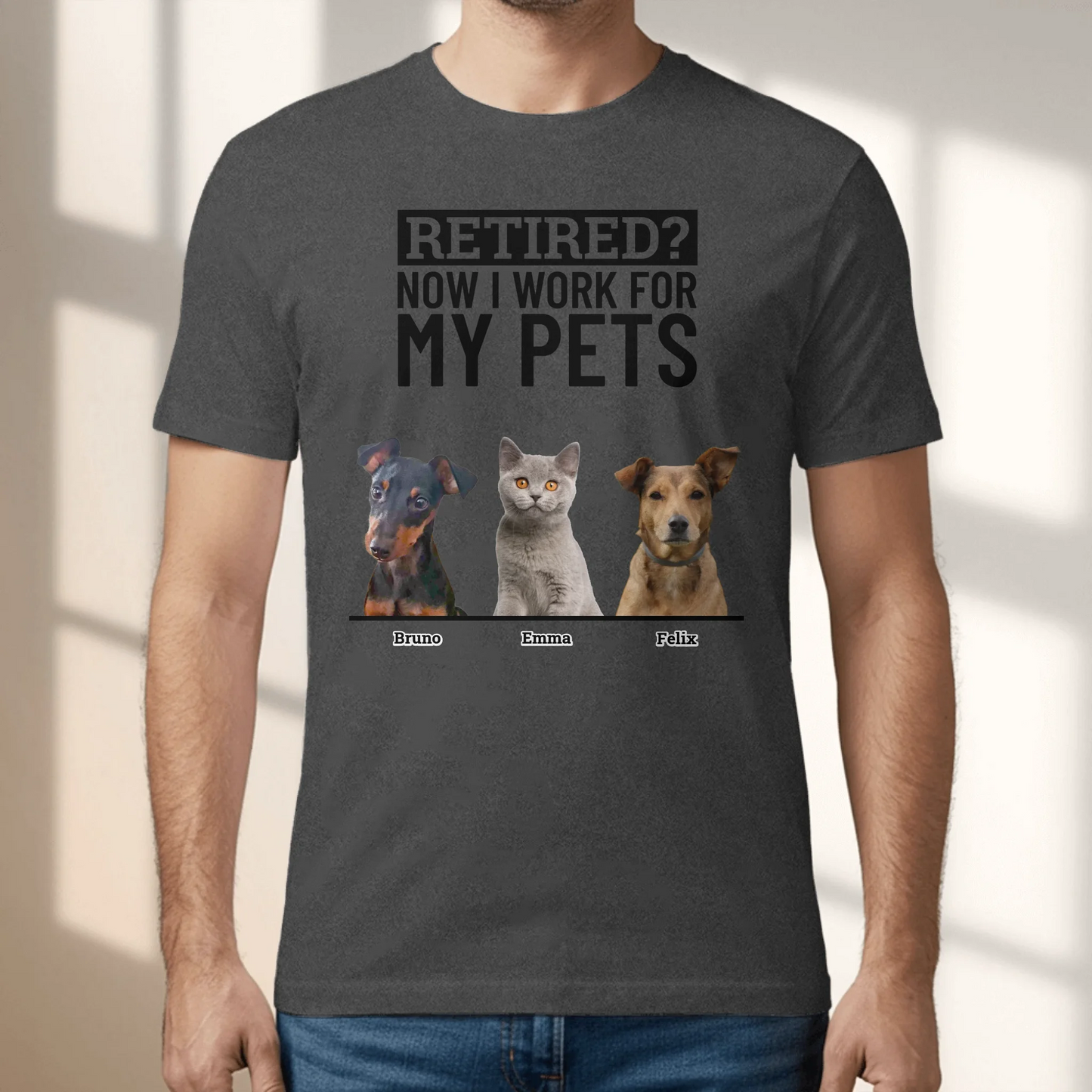 Retired - Personalized T-shirt