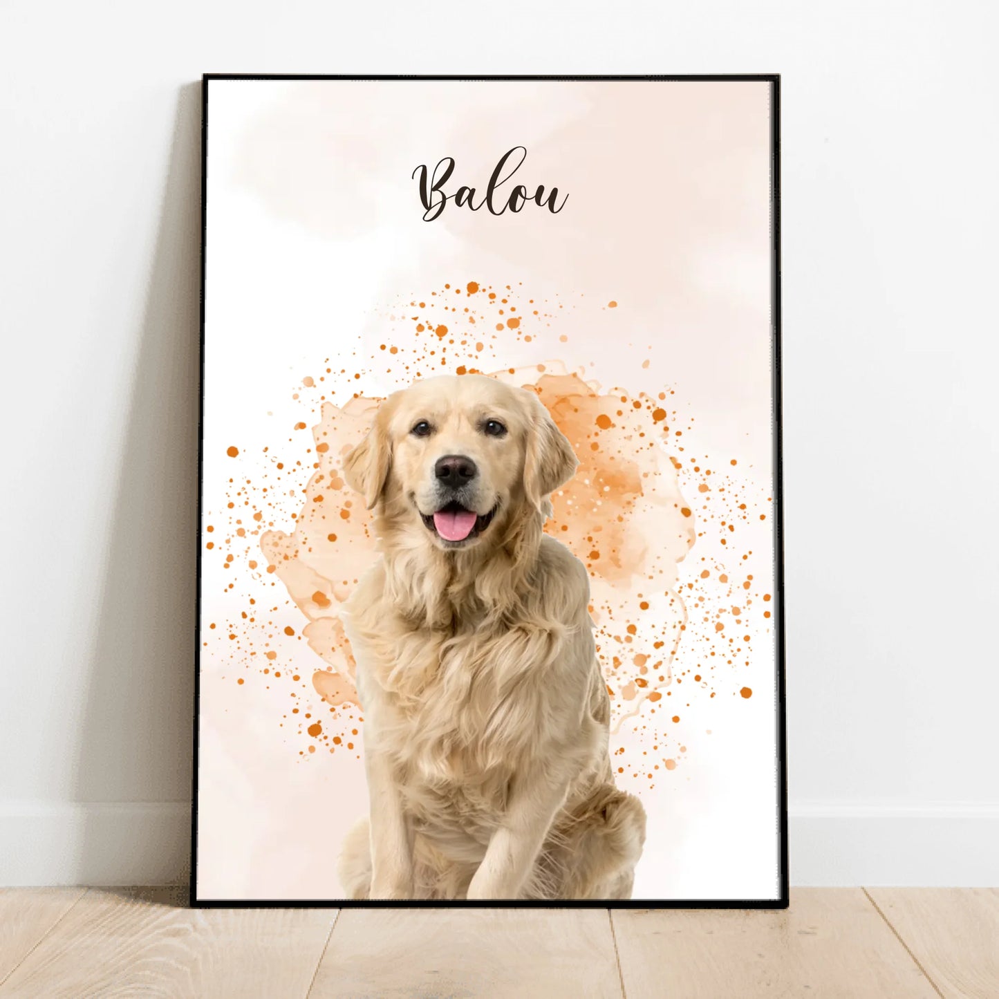 Pet portrait - Personalized Poster