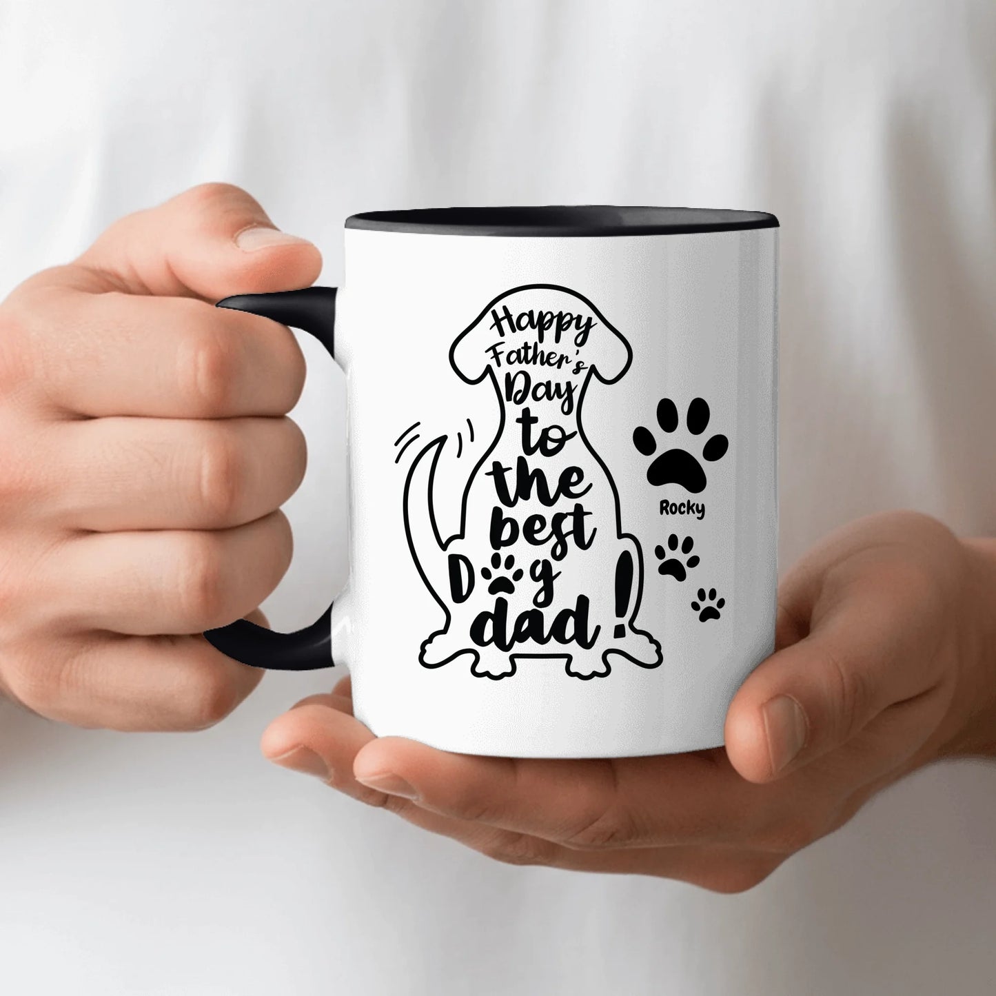 Best dog dad - Personalized Mug