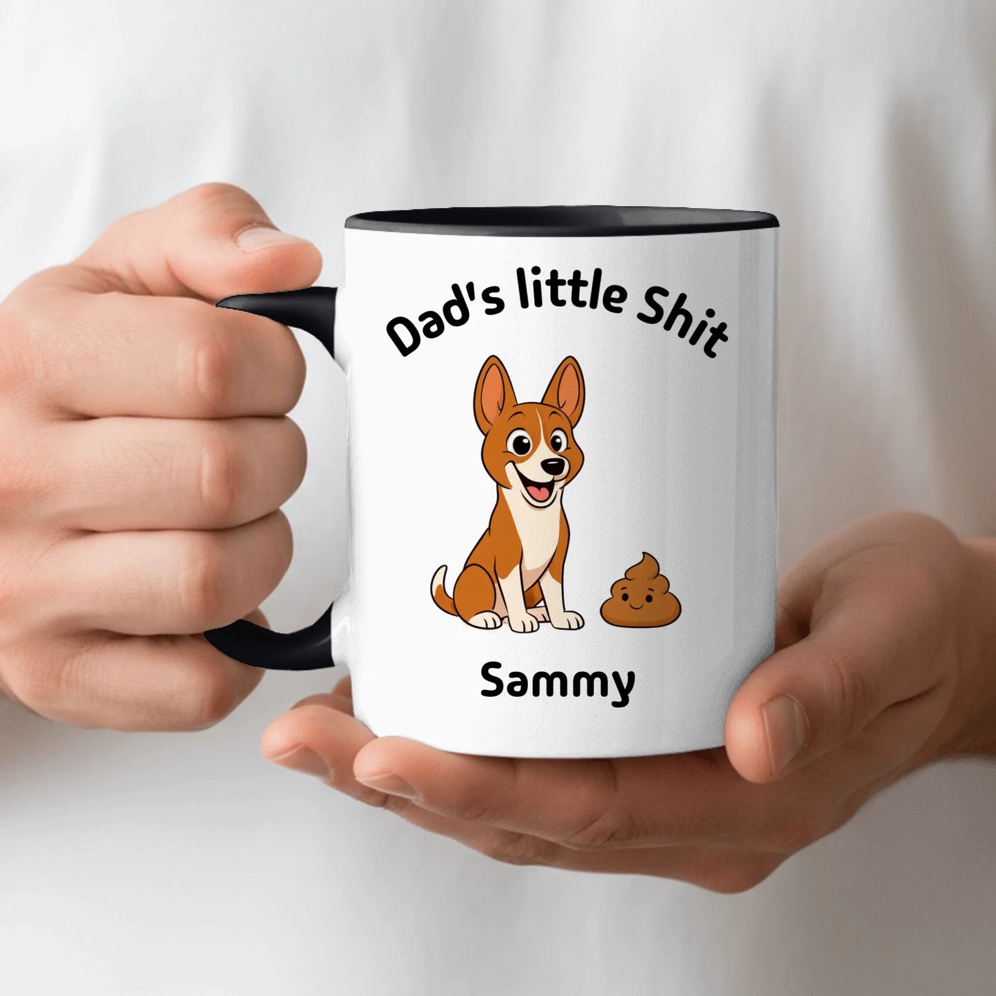 Personalized Mug - Dad's little Shit