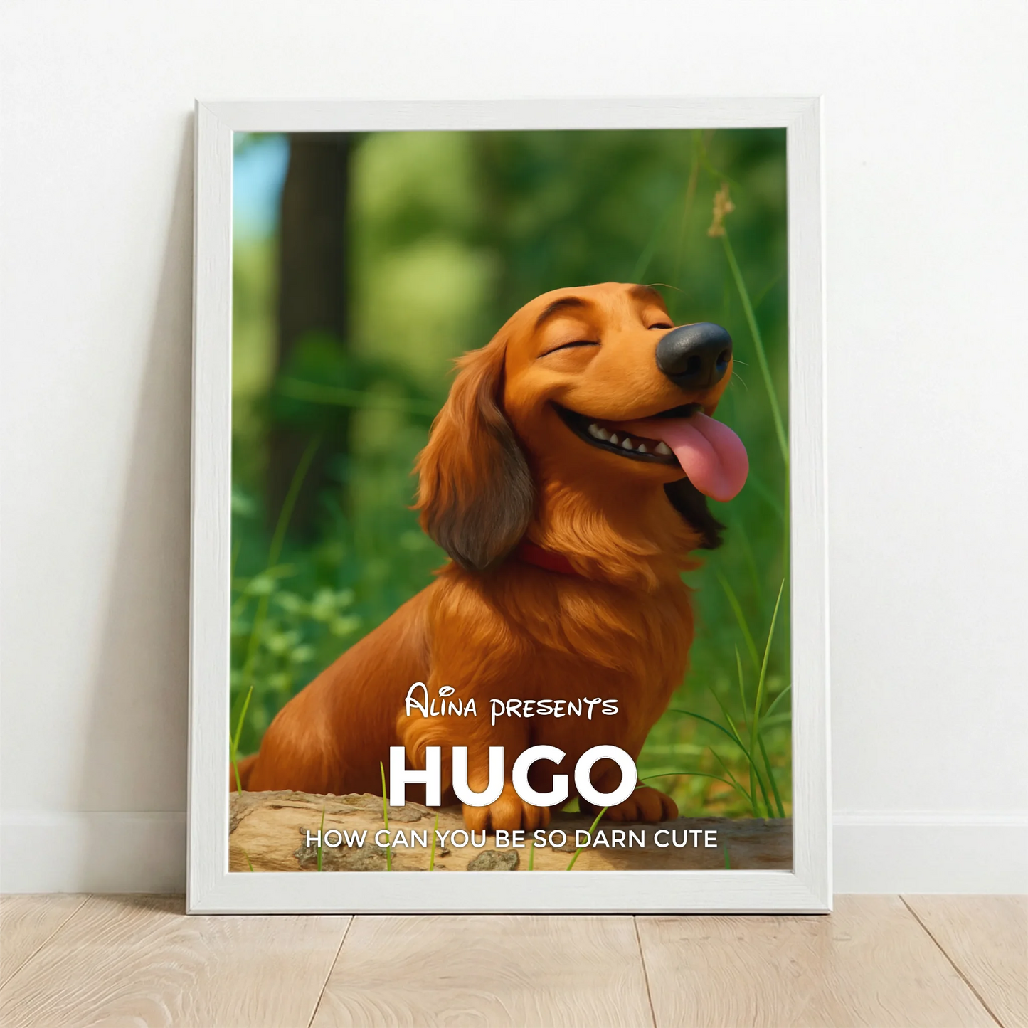 Framed Poster white