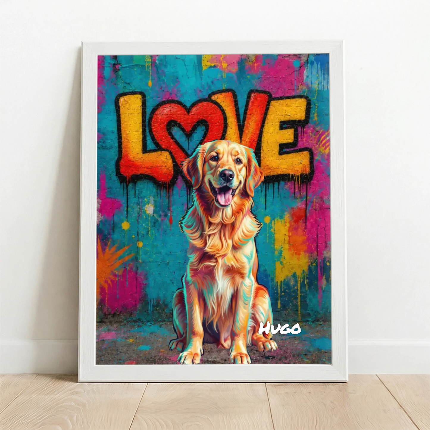 Framed Poster white