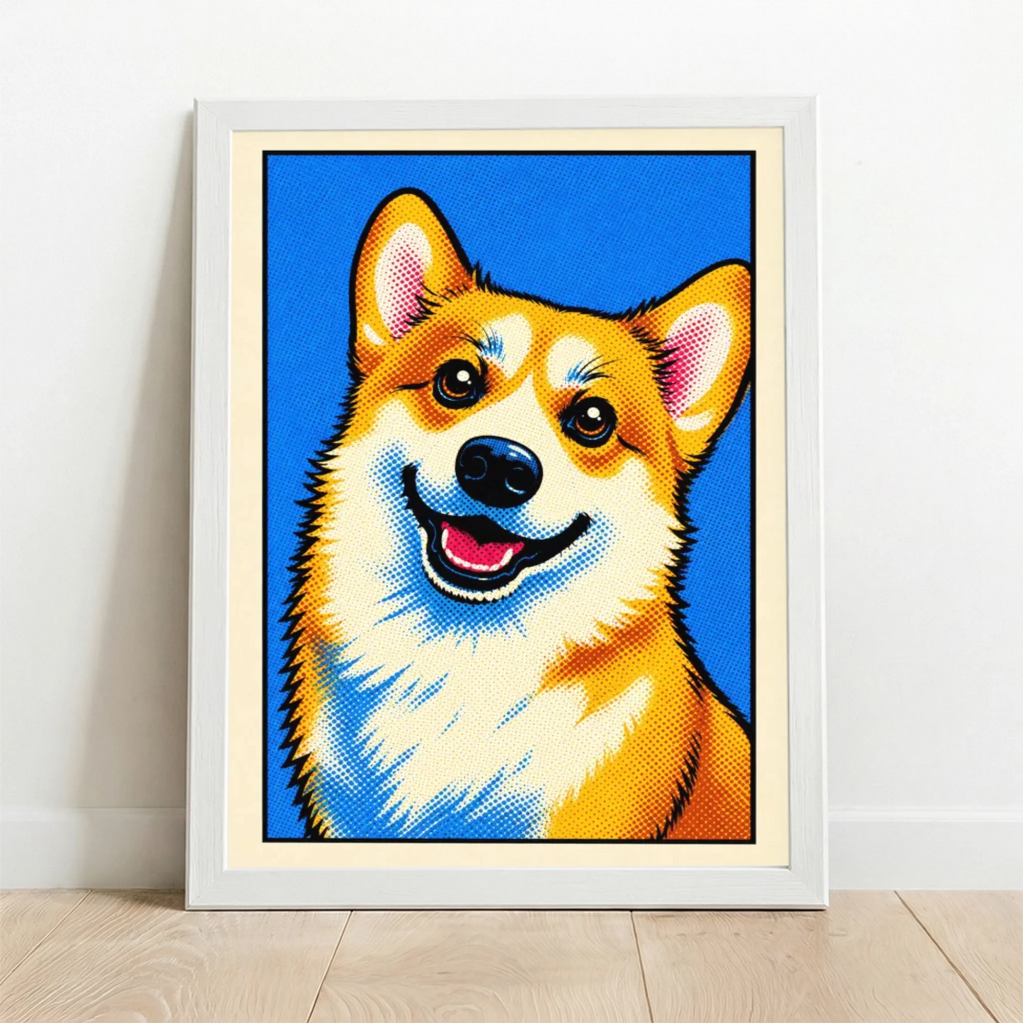 Framed Poster white