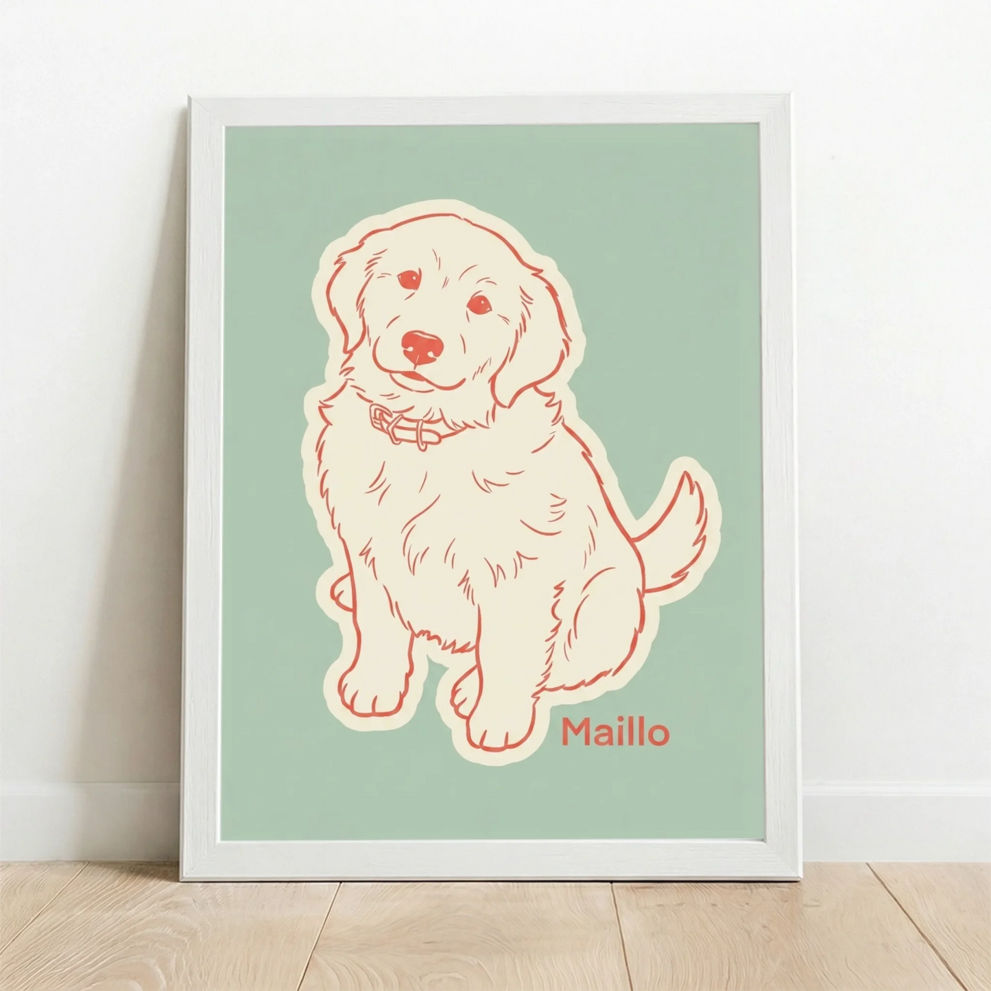 Framed Poster white