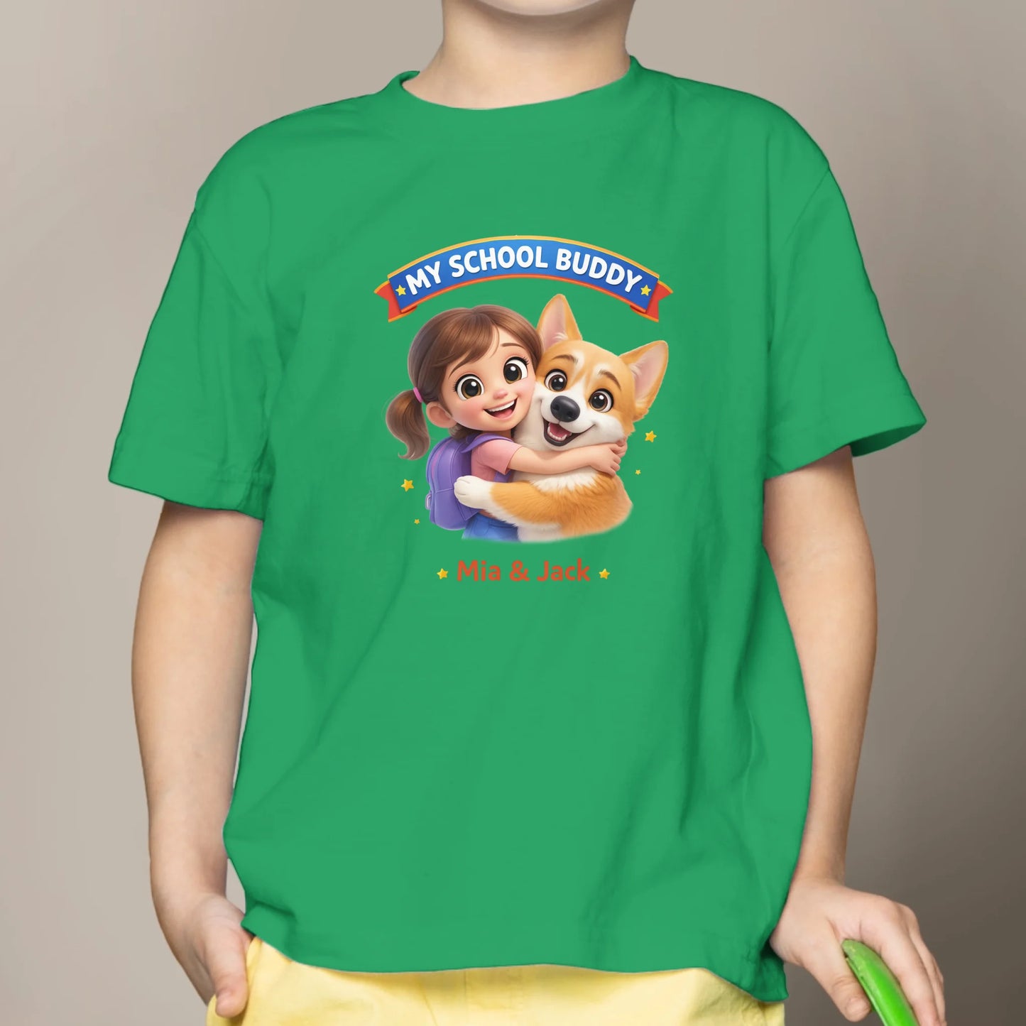 School Buddy - Personalized Kids T-Shirt