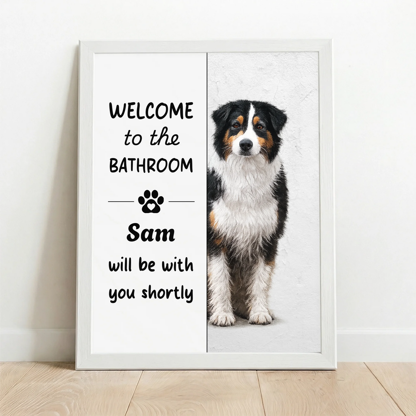 Framed Poster white