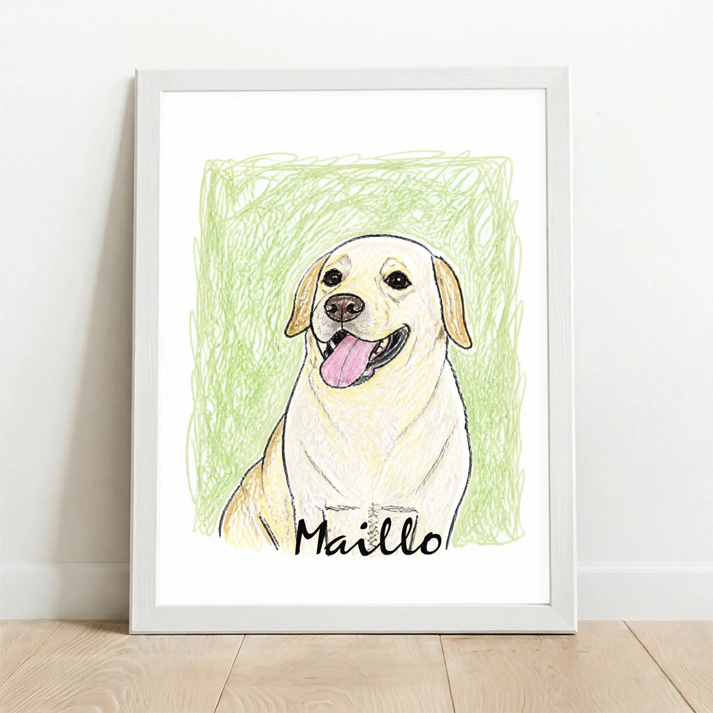 Framed Poster white