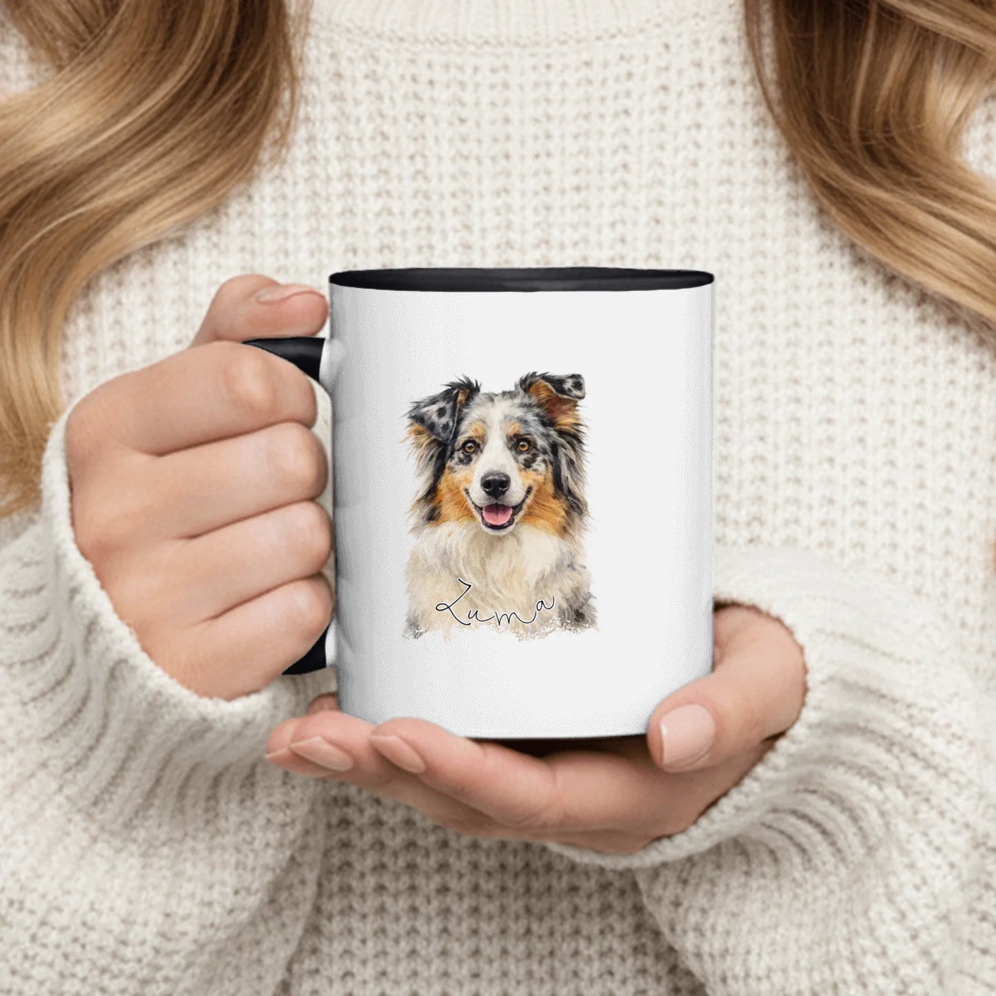 Watercolor Portrait - Personalized Mug