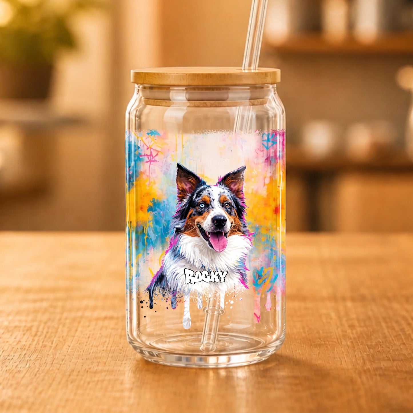 Graffiti - Personalized Sipper Glass