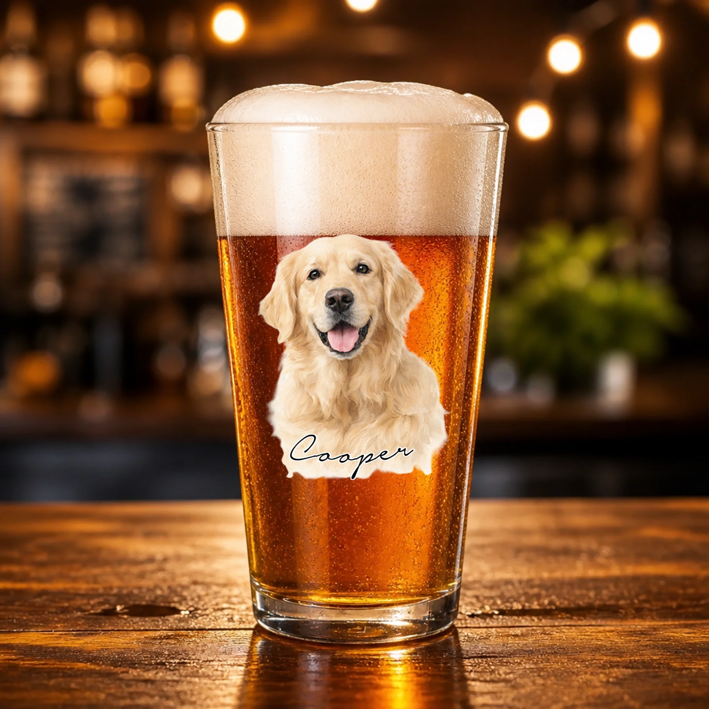 Watercolors - Personalized Pint Glass
