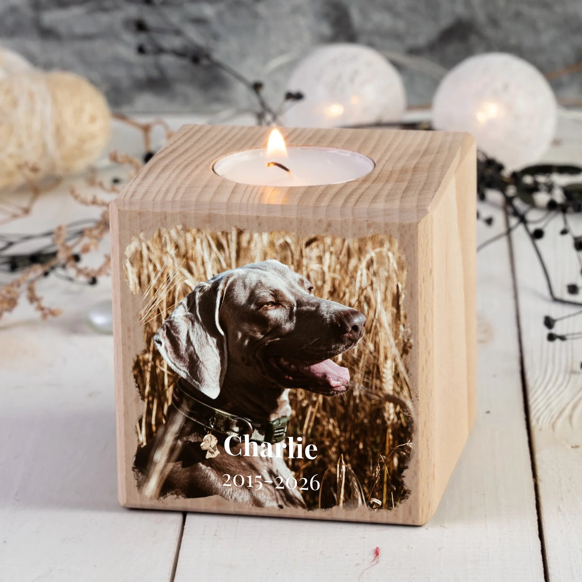 Personalized Tealight Holder - Your Photo